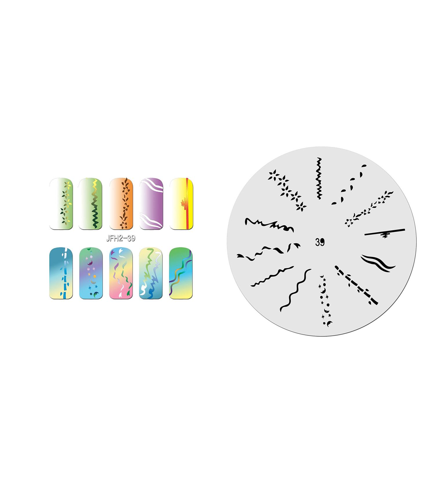 Fingernail stencil (airbrush nail art) Fengda JFH02-039