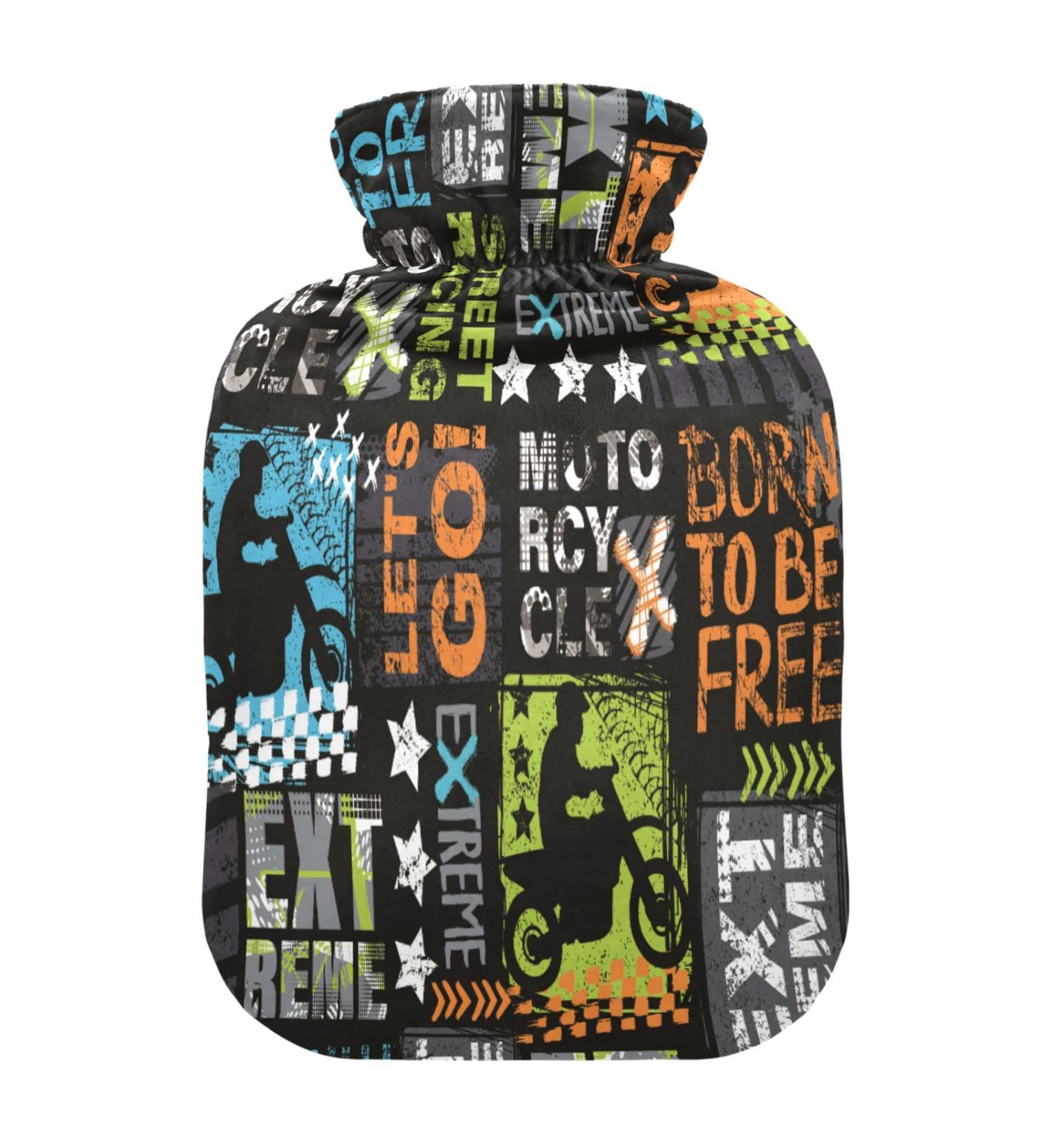 Buy Linqin 2L Reusable Hot Water Bottle - Pain Relief for All Ages | Ideal for Cold Weather & Motorcycling - Buy Online on GoSupps.com