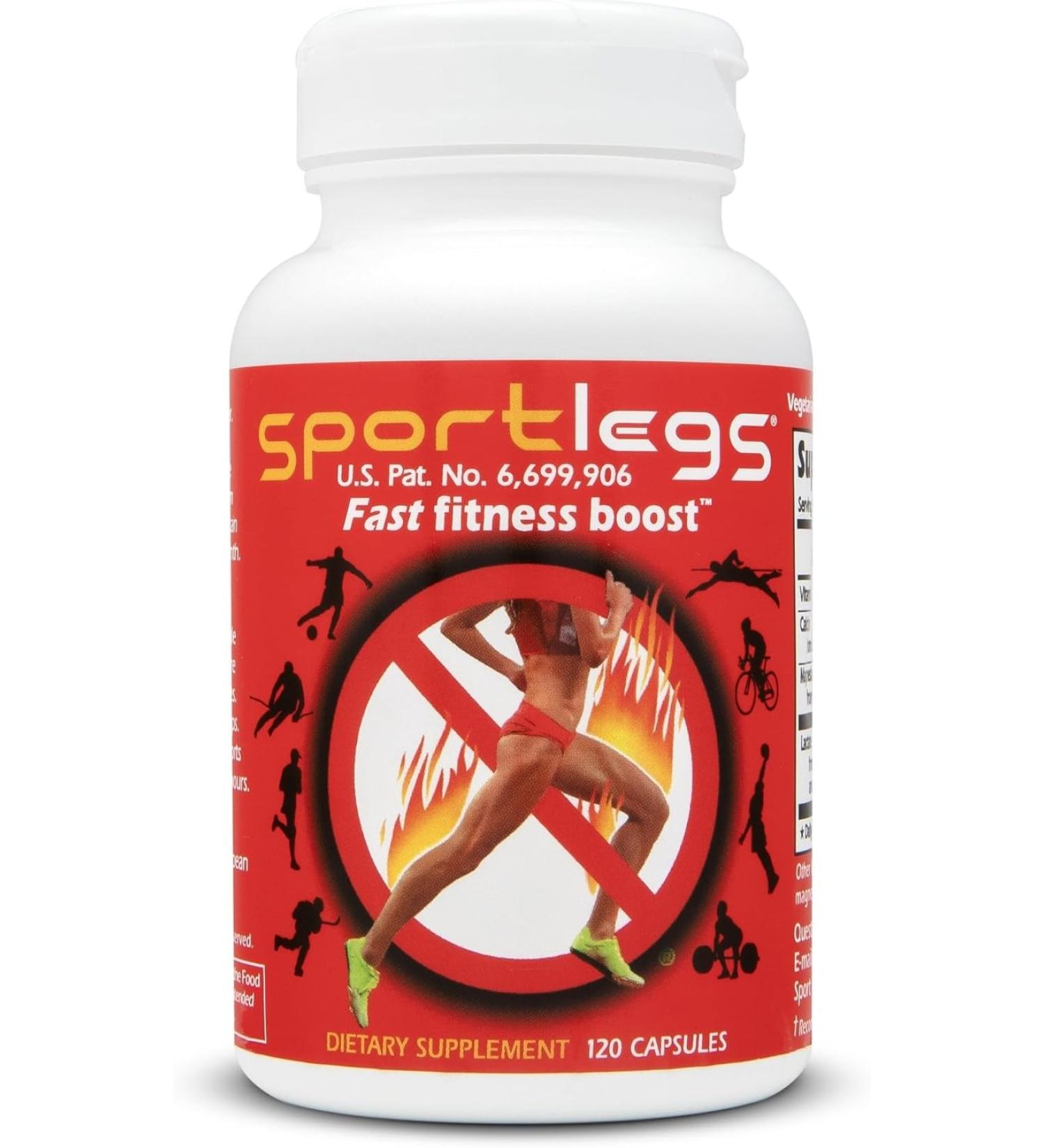 Sportlegs Fast Fitness Boost Pre Workout - 120 Capsules - Buy Online on GoSupps.com