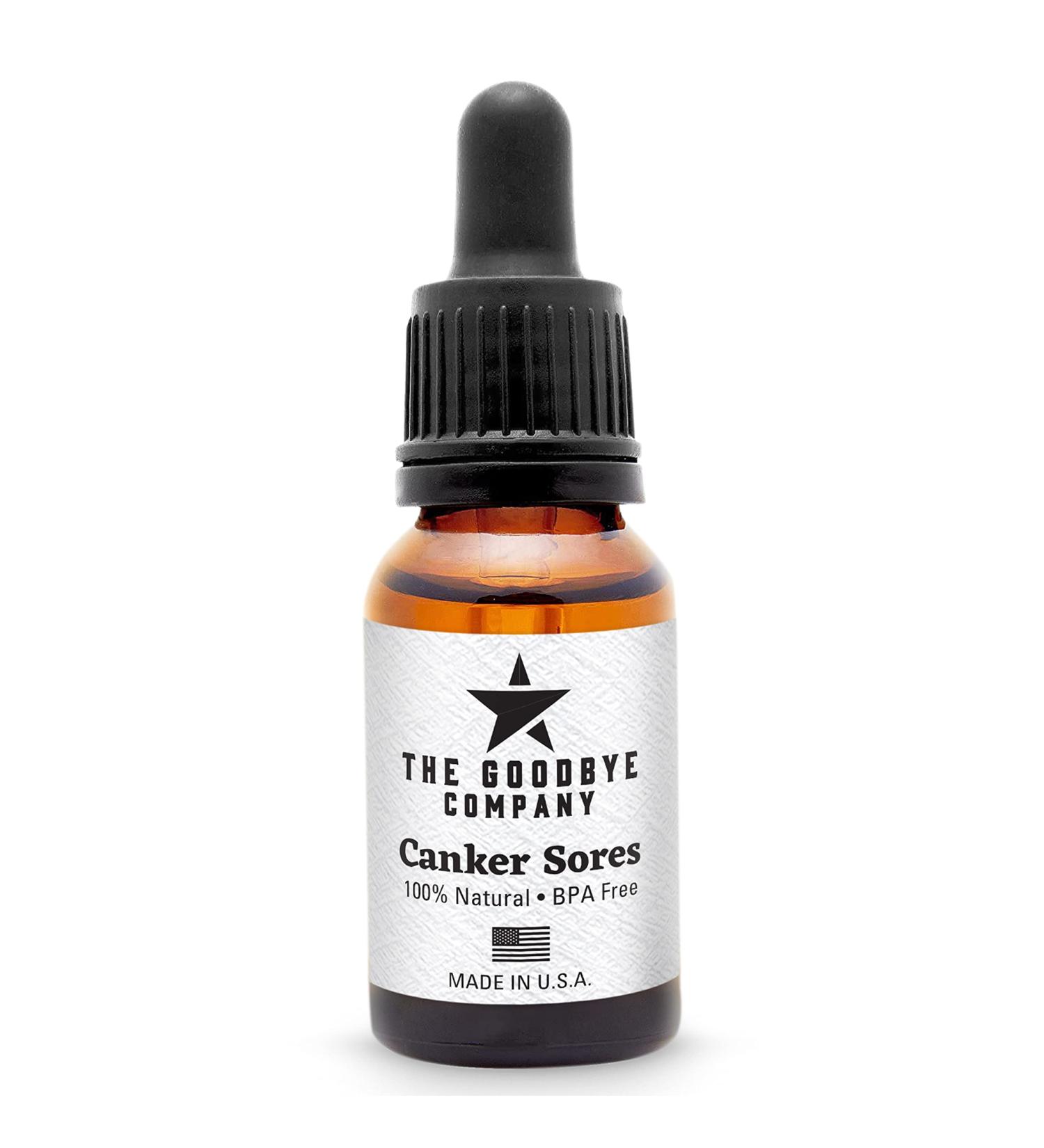 Goodbye Canker Sores - Effective Essential Oil Serum for Mouth Ulcer Relief - Buy Online on GoSupps.com