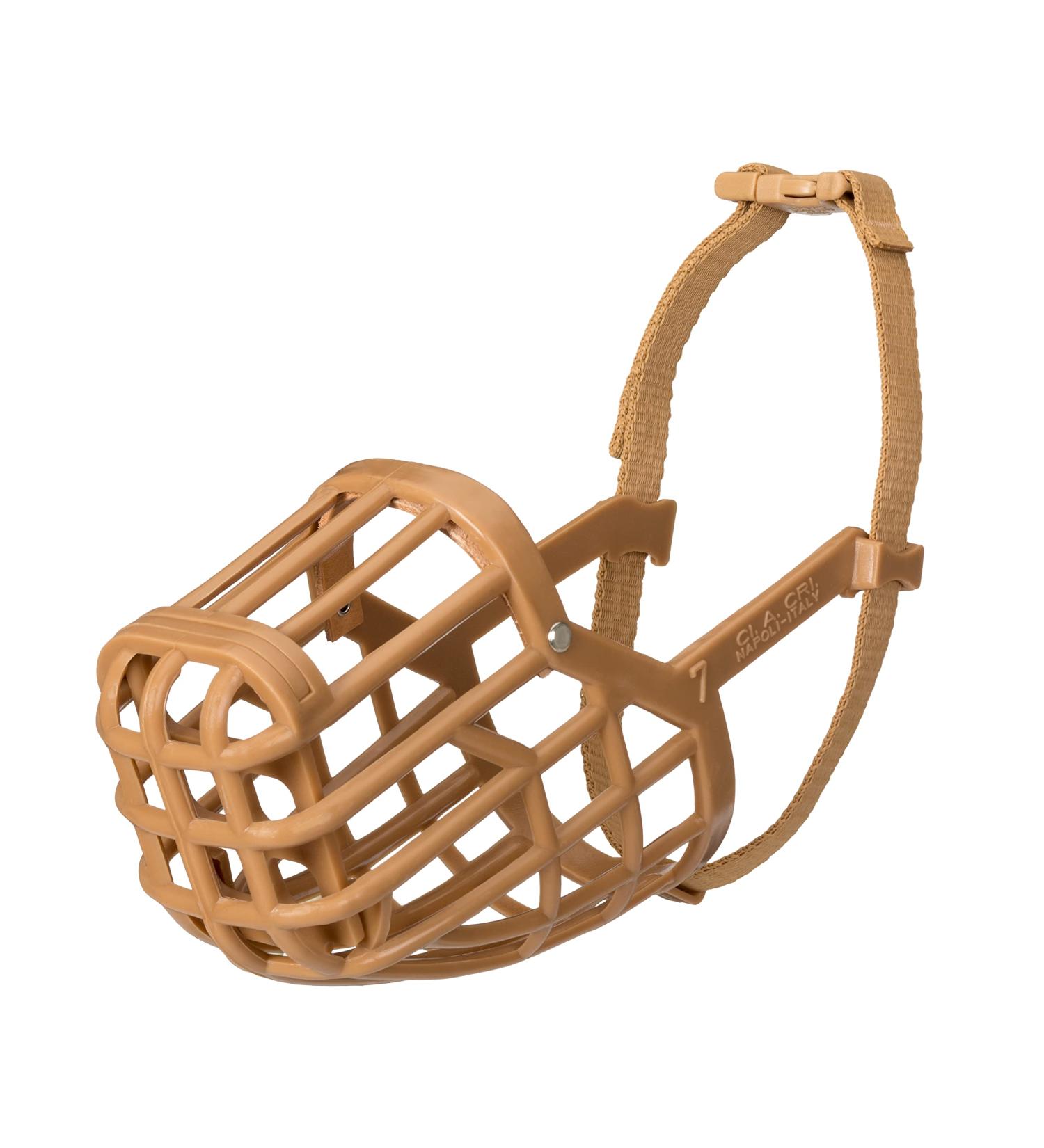 Baskerville Anti-Poison Bait Muzzle for Large Dogs - Size 9 | Pant & Drink Comfort Bite Protection Padded Nose Strap - Buy Online on GoSupps.com