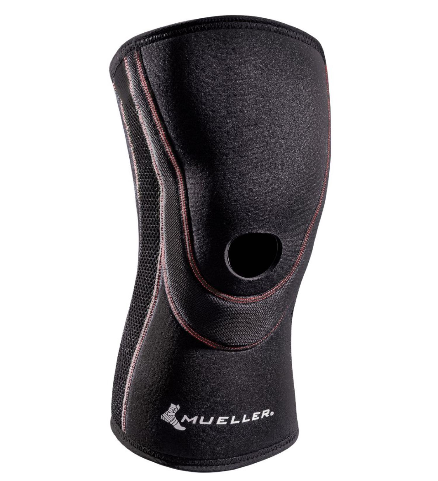Mueller Breathable Open Patella Knee Sleeve - Black - 4XL | Comfort & Support for Pain Relief - International Shipping Available - Buy Online on GoSupps.com
