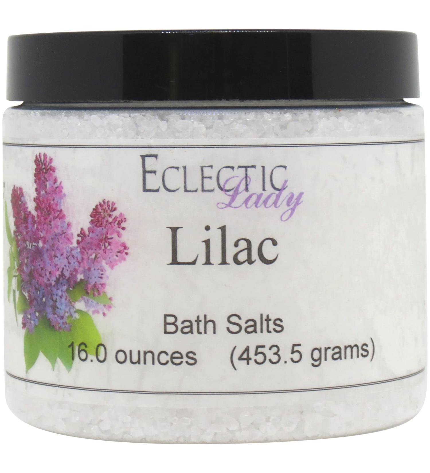 Eclectic Lady Lilac Bath Salts - 16 oz | Relaxing Aromatherapy Soak - Buy Online on GoSupps.com