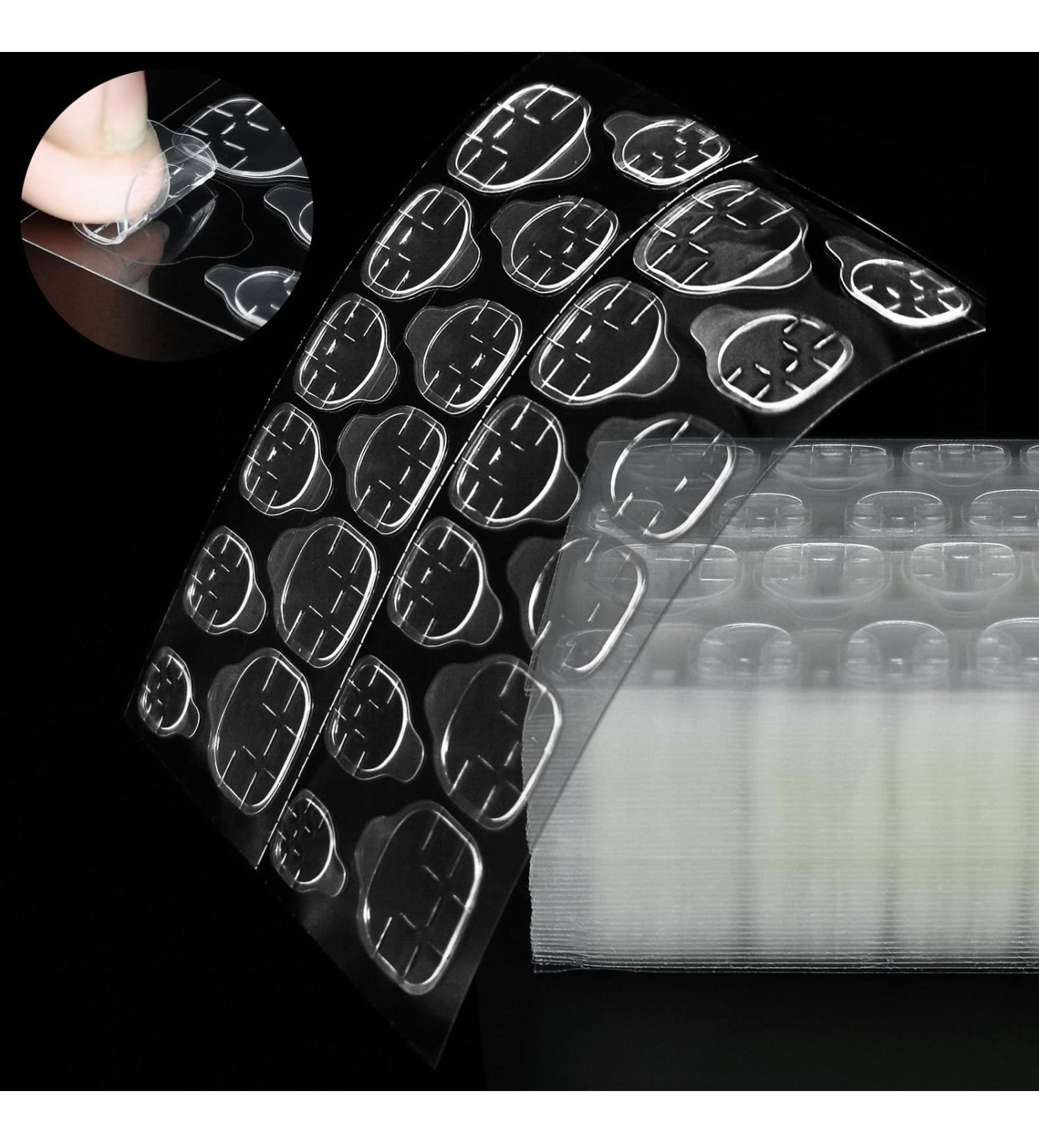FNGSDME 1200 Pcs Nail Adhesive Tabs | Double-Sided Flexible Jelly Glue Stickers for Manicure | Waterproof & Breathable Press-On Nail Tabs - Buy Online on GoSupps.com