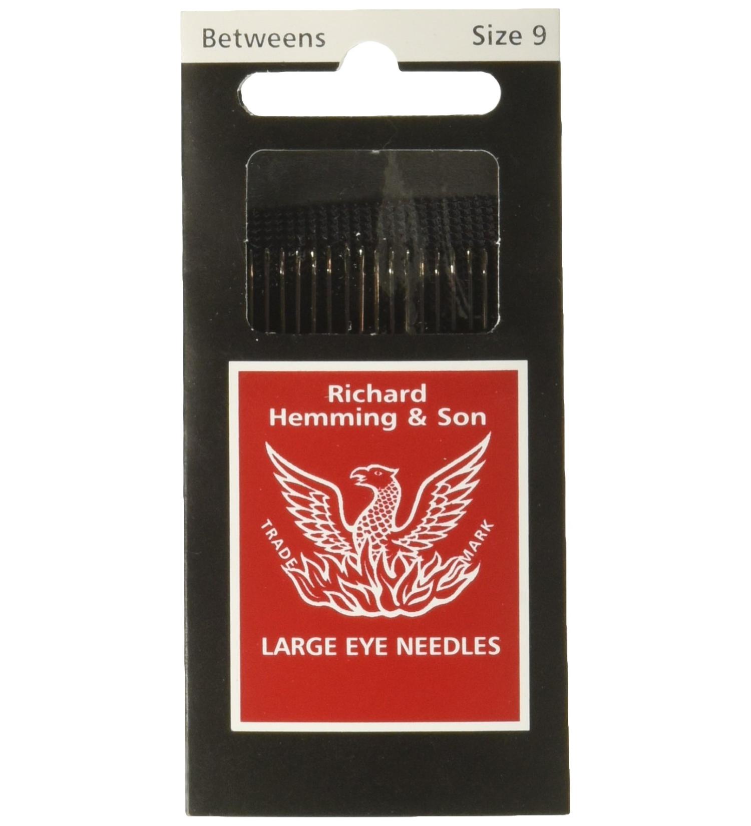 Colonial Needle 20 Count Richard Hemming Between Quilting Needles Size 9