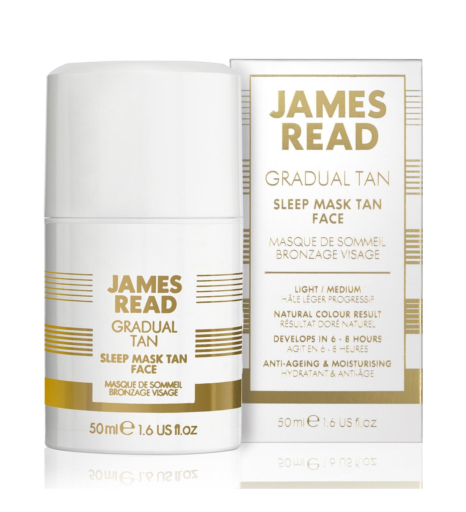 JAMES READ Overnight Gradual Tan Gel for Face - Light to Medium Tone 50 ml - Buy Online on GoSupps.com