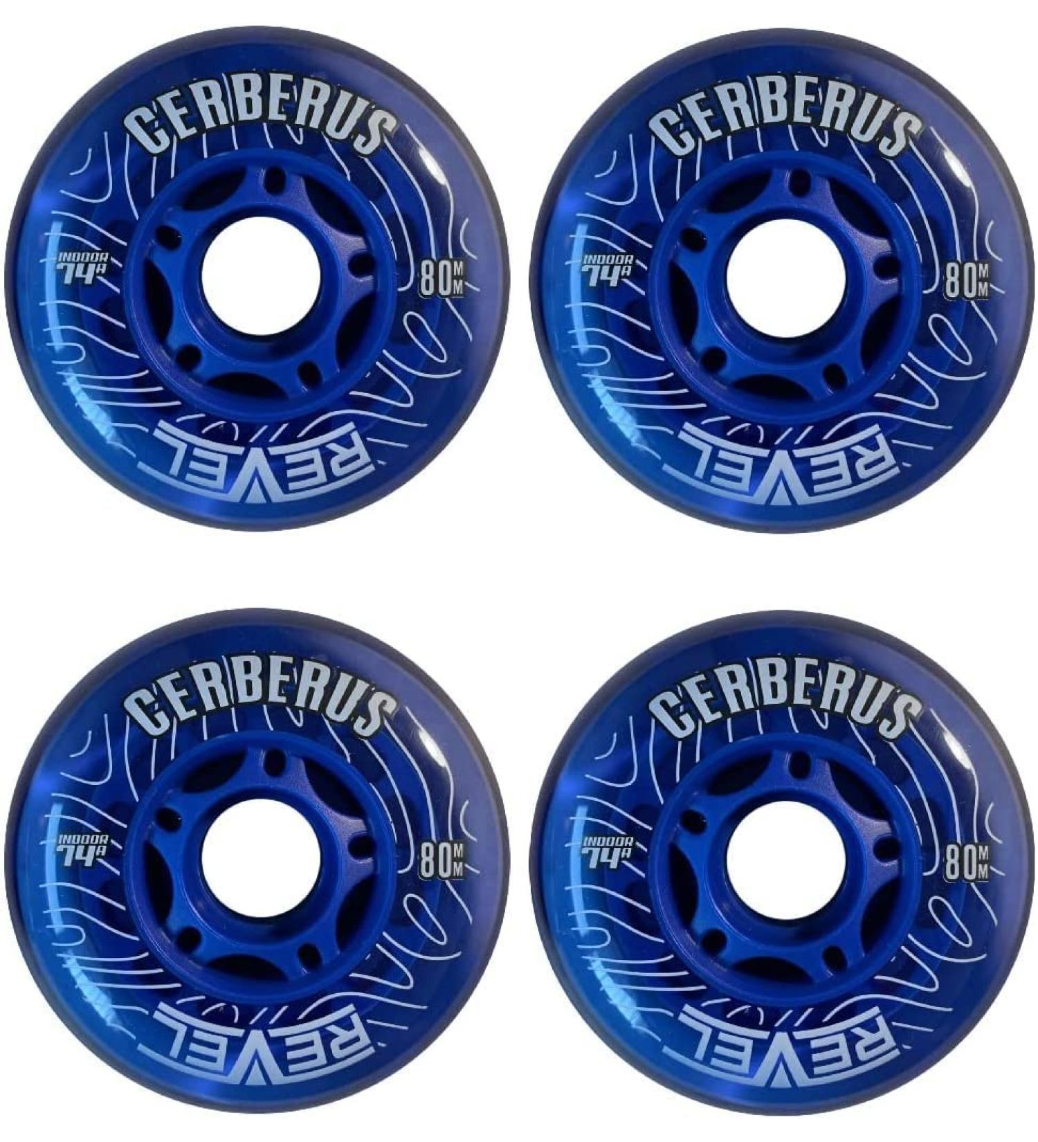 Alkali Revel Blue Indoor X-Soft 74A Roller Inline Hockey Wheels - Available in Various Sizes - Buy Online on GoSupps.com