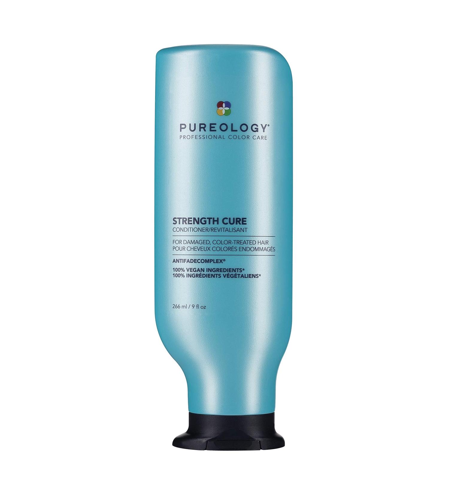 Pureology Strength Cure Conditioner | 9 fl oz | For Damaged Color-Treated Hair | Sulfate Free & Vegan - Buy Online on GoSupps.com