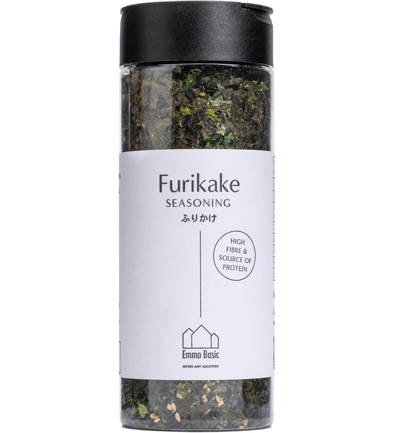 Emma Basic Seaweed Furikake seasoning 100 g Rice Topping Avocado Topping High Fibre Source of Protein No additives - 3.52 Oz - Buy Online on GoSupps.com