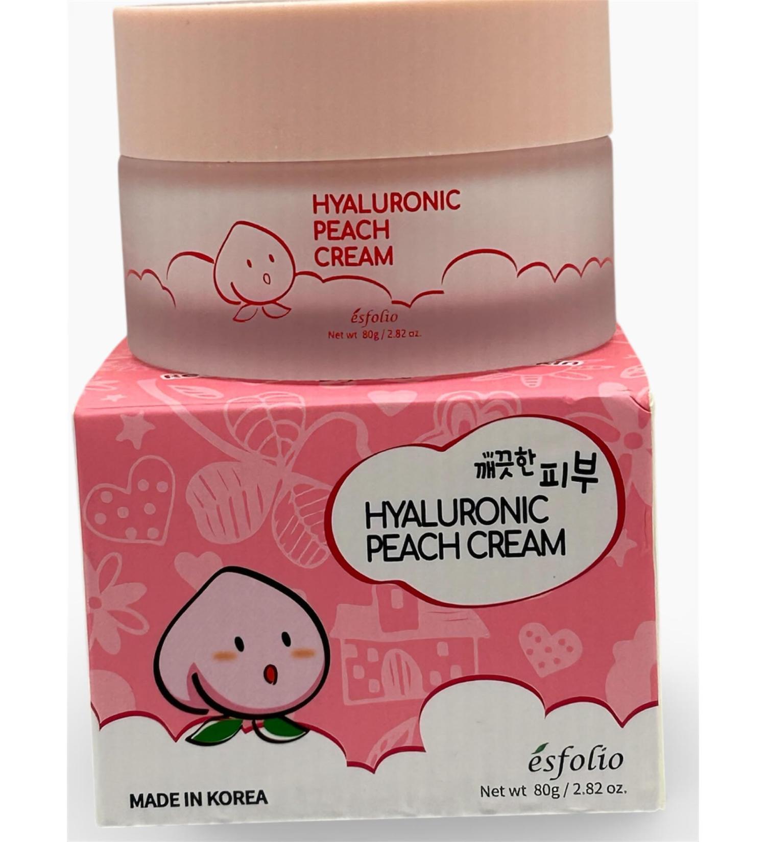 esfolio Hyaluronic Peach Cream 2.82 fl. oz.