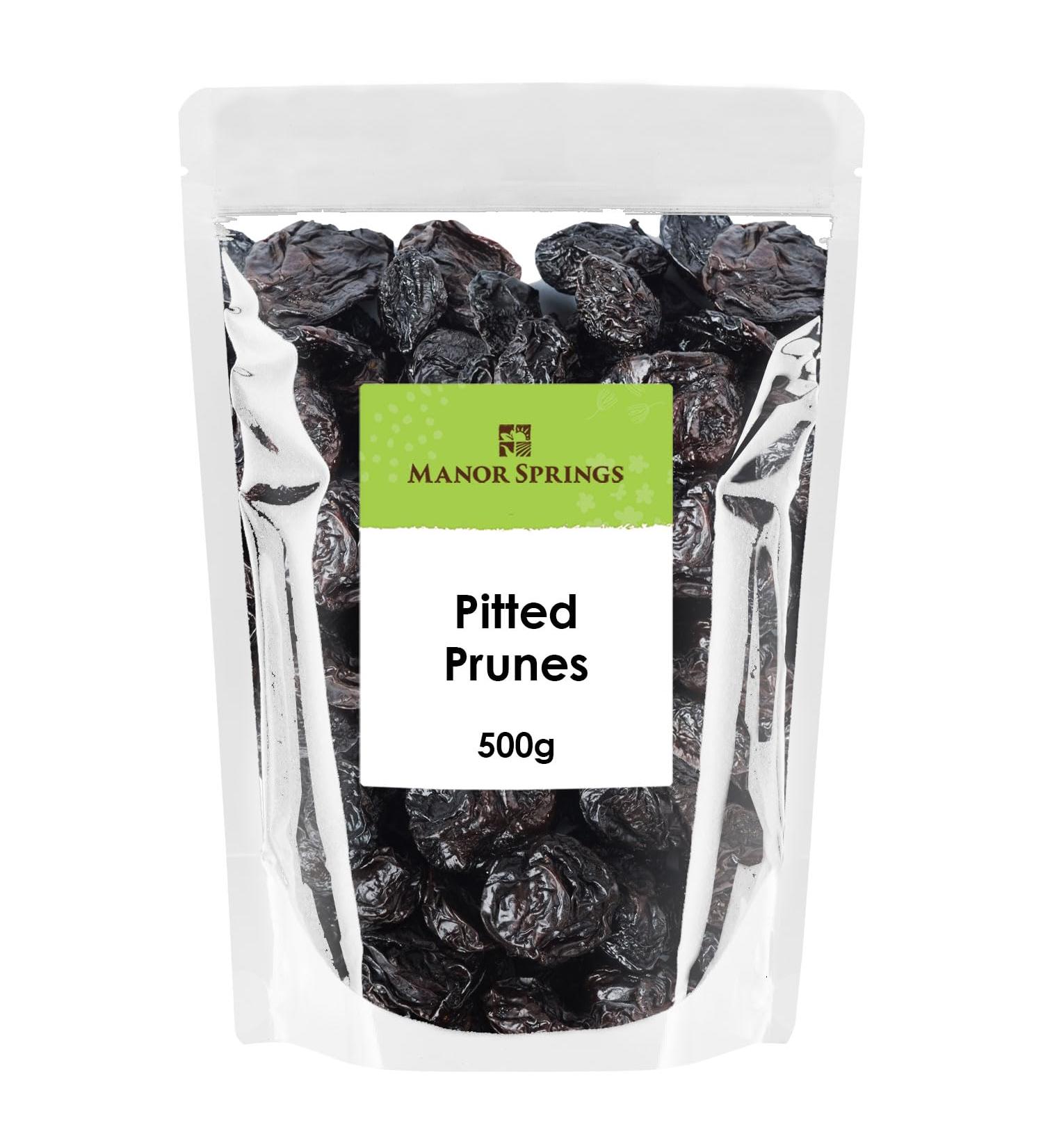 Pitted Prunes 500g by Manor Springs
