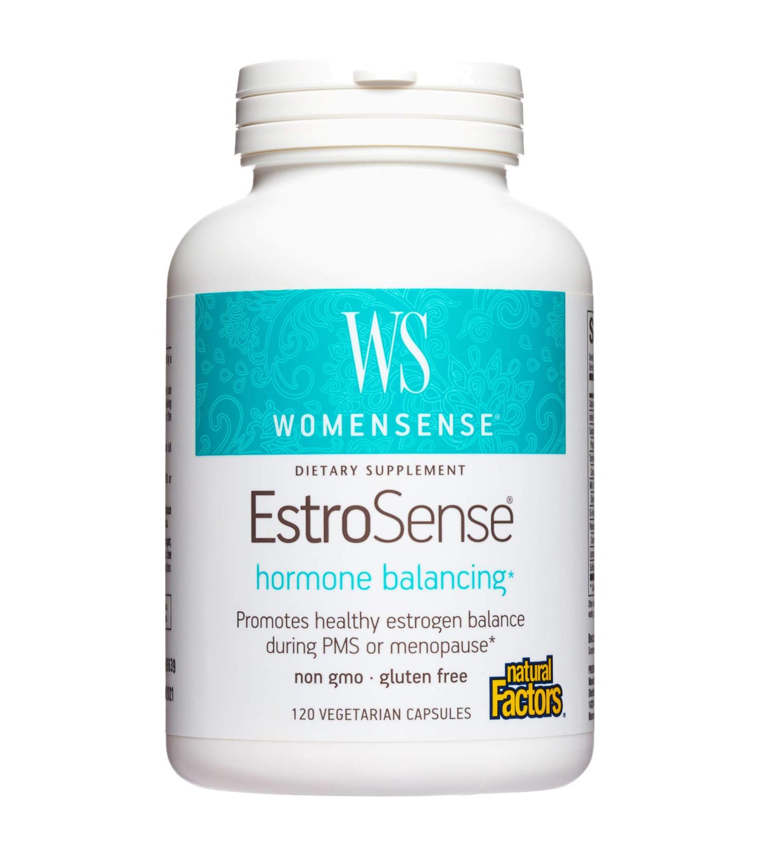 Natural Factors WomenSense EstroSense - Hormone Balancing, 120 Veg Capsules - Buy Online on GoSupps.com