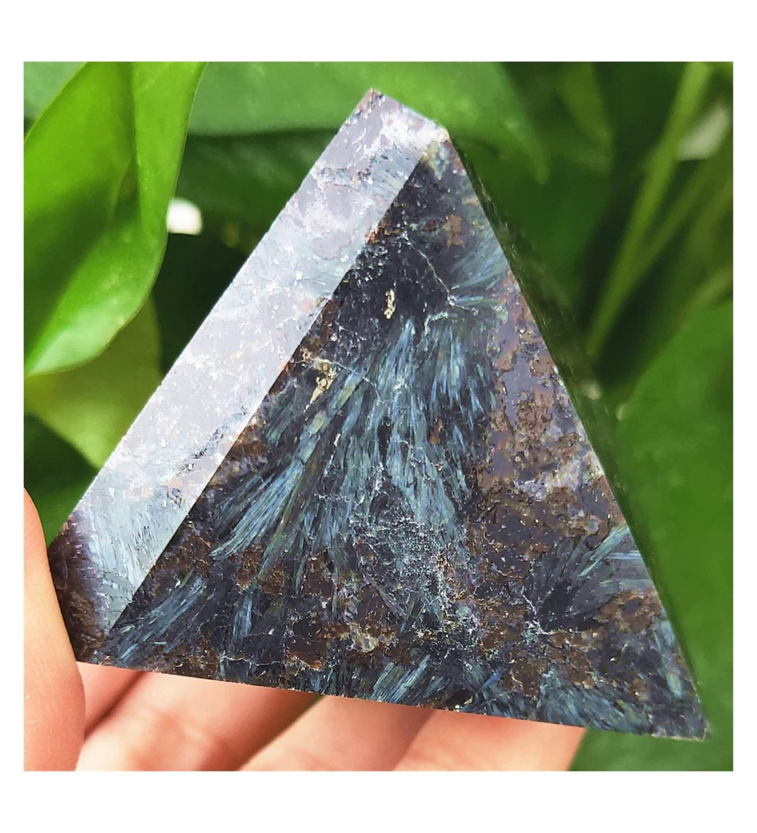 Crystal Rough Crystal Pyramid Natural Astrophyllite Garnet Quartz Point Gem Stone Egyptian Crystals Ornaments - Buy Online on GoSupps.com
