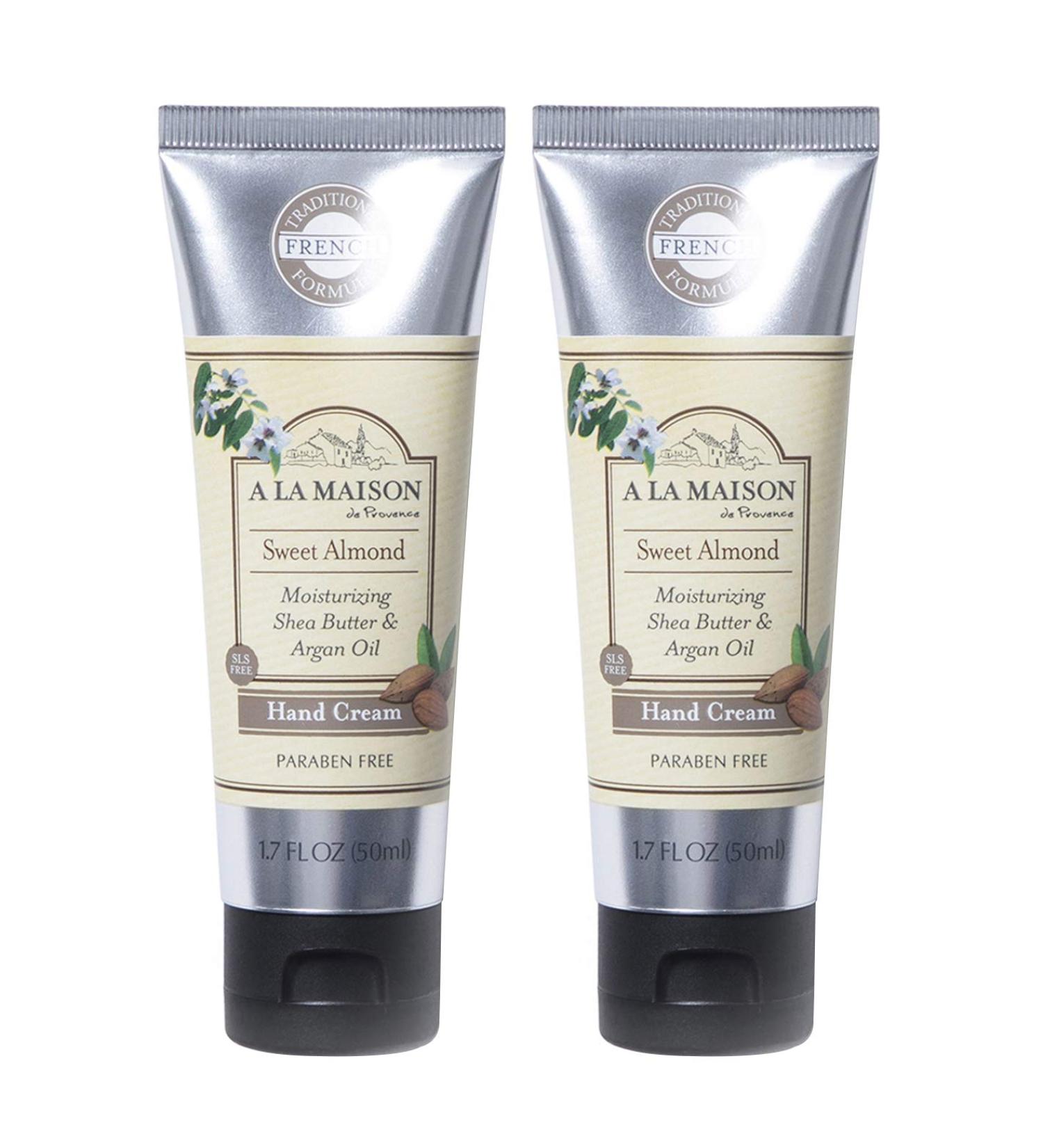A LA MAISON Sweet Almond Lotion for Dry Skin - 1.7 oz Bottle (2 Pack) | Natural Hand and Body Moisturizer - Buy Online on GoSupps.com