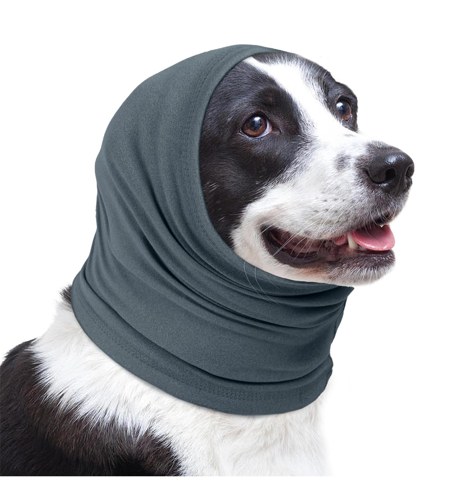 Lelepet Dog Snood Ear Muffs Noise Protection Dog Ear Defenders for Dogs Ear Wrap for Dogs Pet Neck and Ears Warmer Hood Headwear Ear Cover for Fireworks Anxiety Relief Dog Calming Headband Green L L Moranti Green - Buy Online on GoSupps.com