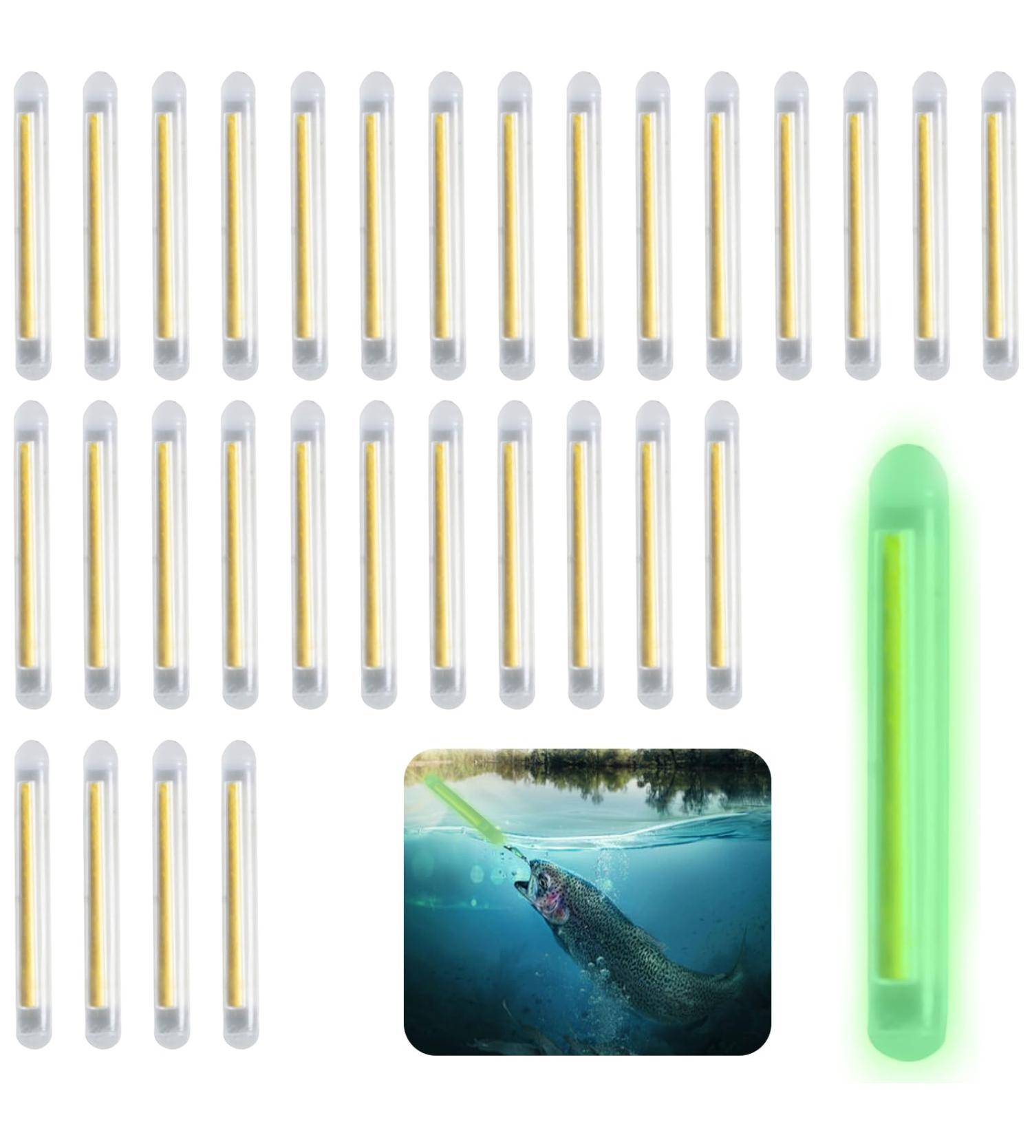 30 LED Night Light Fishing Sticks - Bright Fishing Alarm Bells & Rod Tip Lights | Premium Fishing Equipment Accessories - Buy Online on GoSupps.com