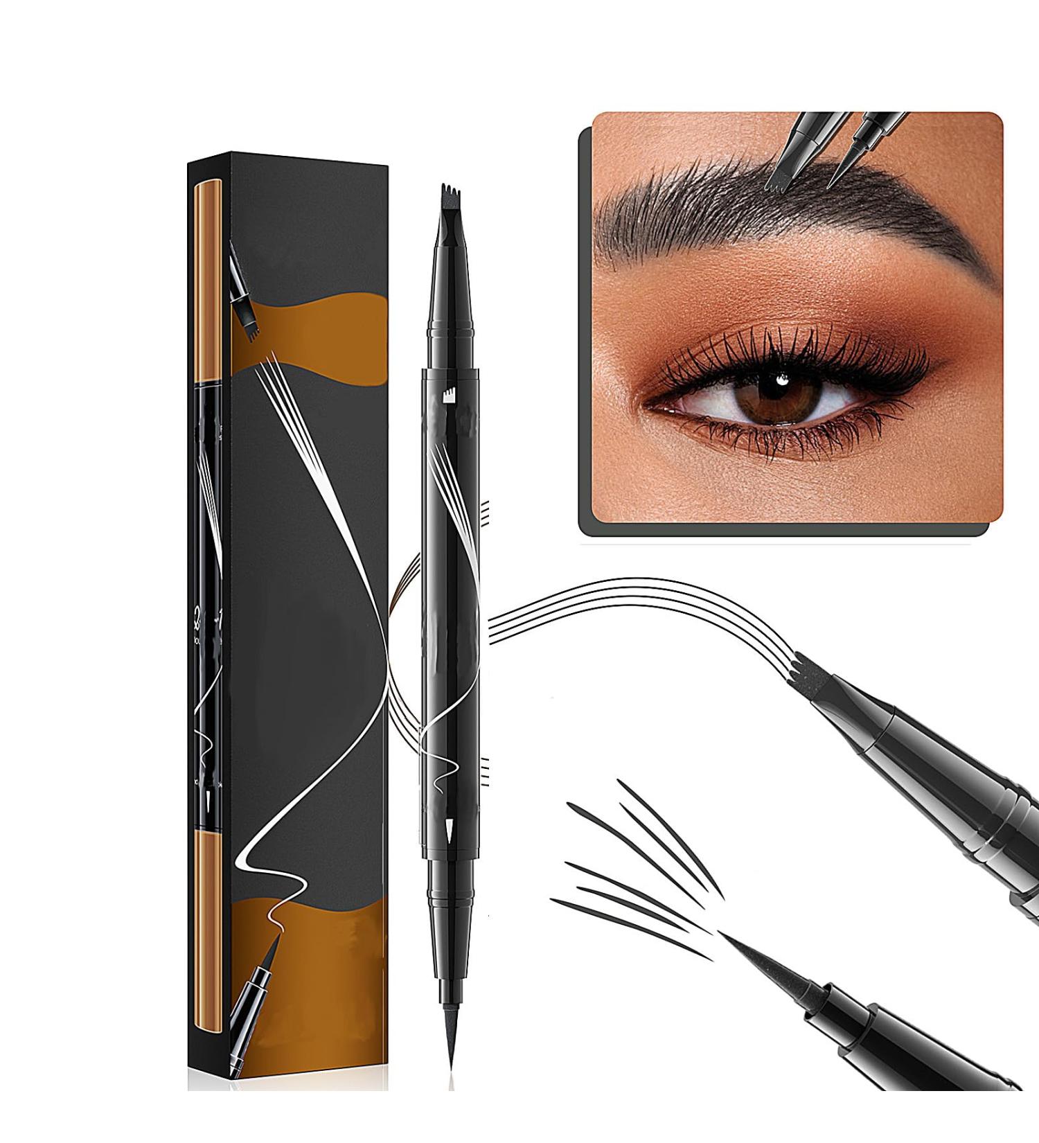 Natural Brow Eyebrow Pen Trailott Eyebrow Pen Bulletboard Waterproof Eyebrow Pen (Light Brown) Waterproof With 4-Fork-Tip & Precise Brush-Tip Bulletboard Waterproof Eyebrow Pen Bulletinboard Brow Pen Grey 03 - Buy Online on GoSupps.com