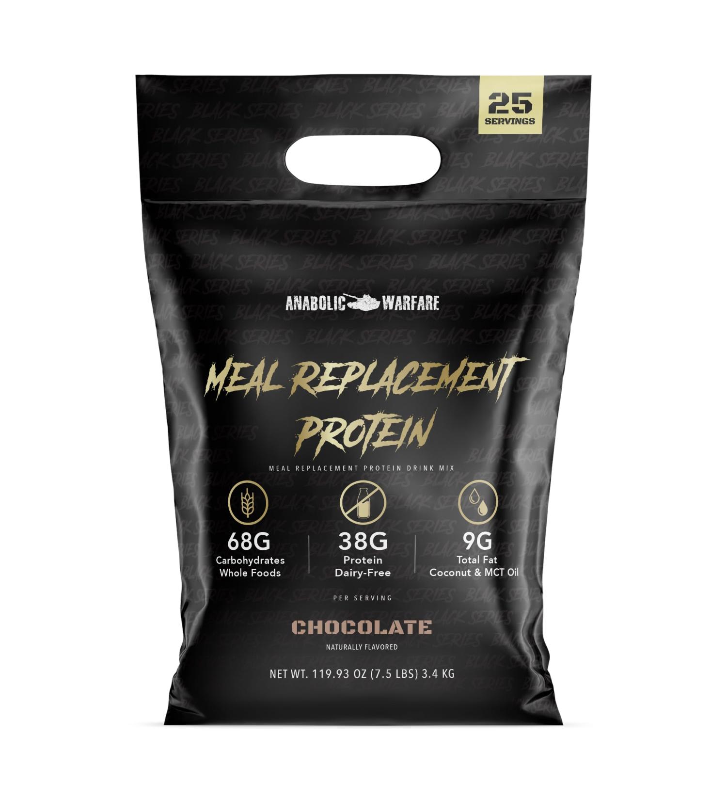 Buy Meal Replacement Protein Shake - Chocolate Flavor 25 Servings | Whole Food Nutritional Shake for Weight Loss & Energy - Buy Online on GoSupps.com