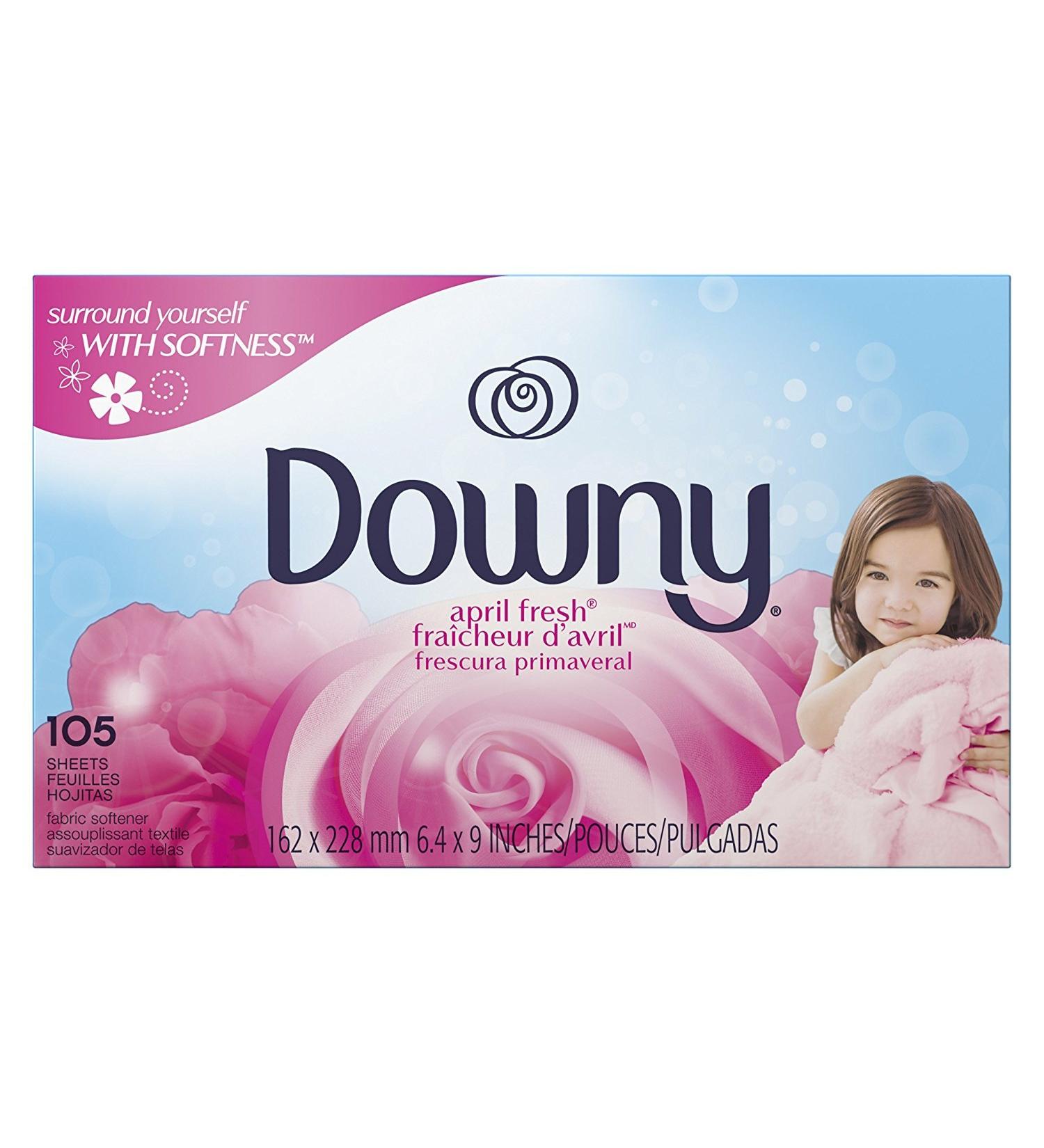 Downy April Fresh Fabric Softener Dryer Sheets (105)