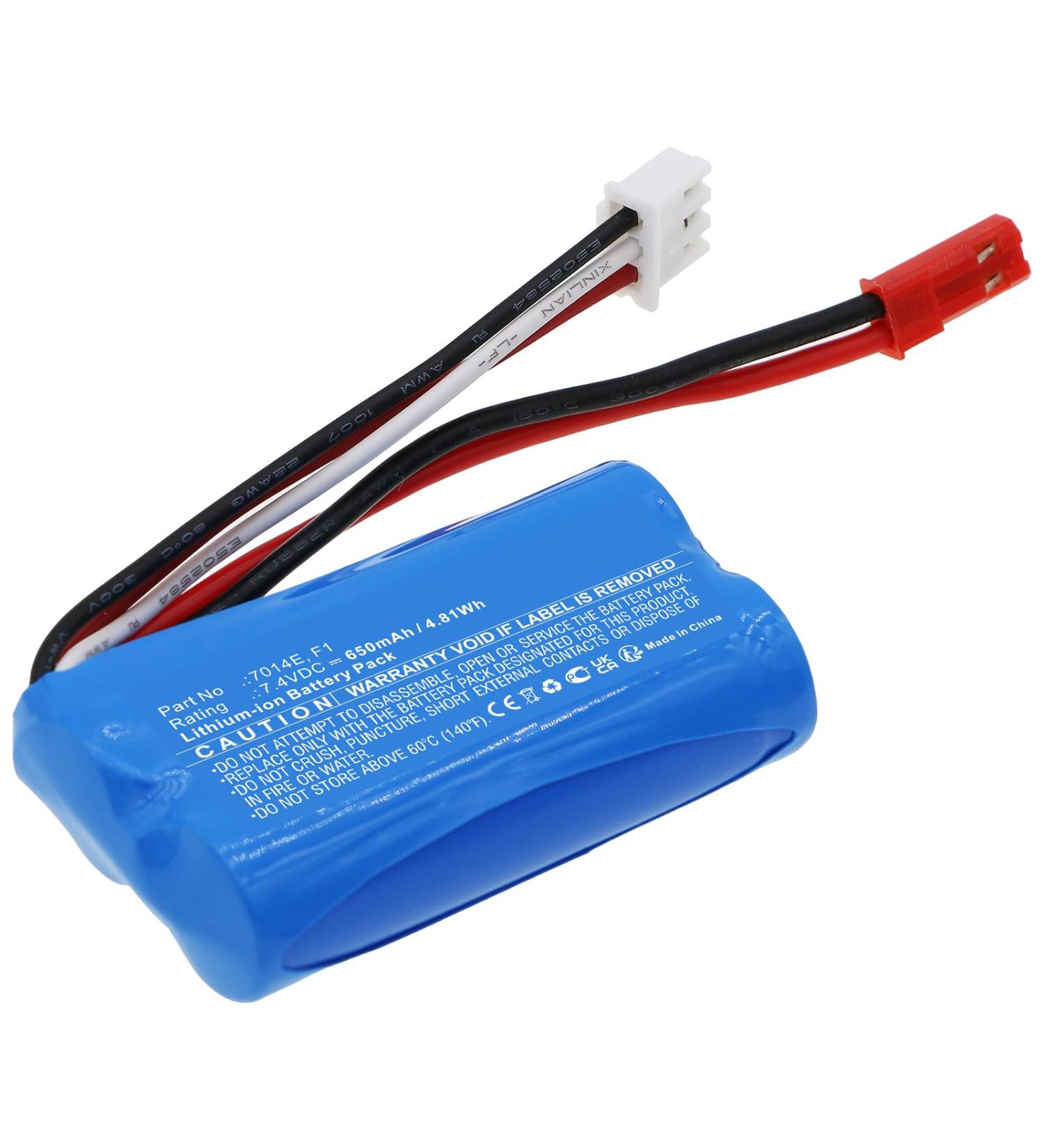 Buy Synergy Digital Helicopters Battery - Compatible with Syma F1 & Shuang Ma 7014E | 7.4V 650mAh Li-ion Replacement - Buy Online on GoSupps.com