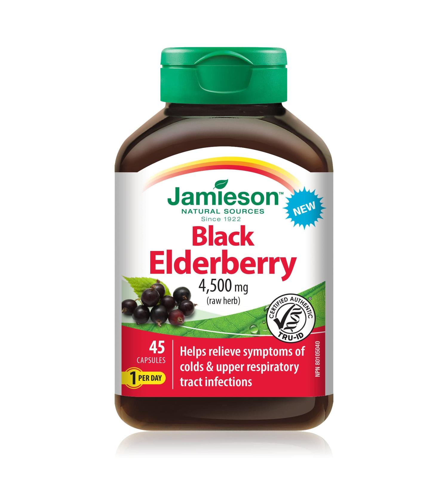 Jamieson Black Elderberry - Buy Online on GoSupps.com