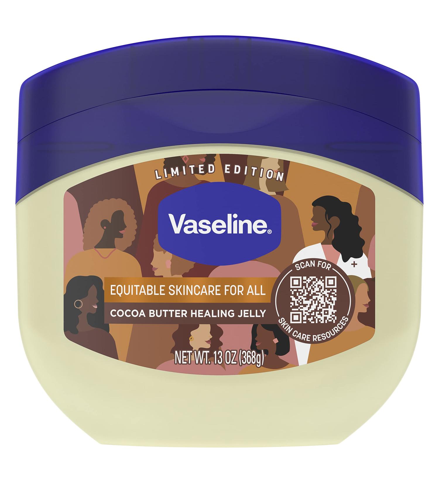 Vaseline Cocoa Butter Healing Jelly Moisturizer 13 oz - Hypoallergenic for Dry Cracked Skin - Buy Online on GoSupps.com