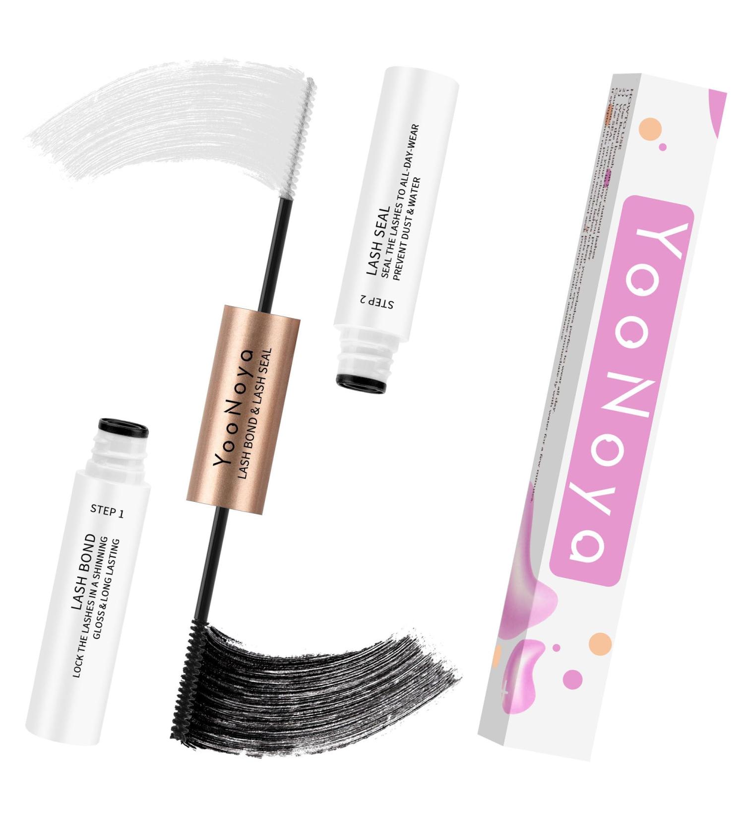 Premium Lash Bond and Seal (10ML) - Clear Cluster & Individual Eyelash Glue | Long Lasting Waterproof & Strong Hold for DIY Lash Extensions | 48-72 Hour Endurance - Buy Online on GoSupps.com