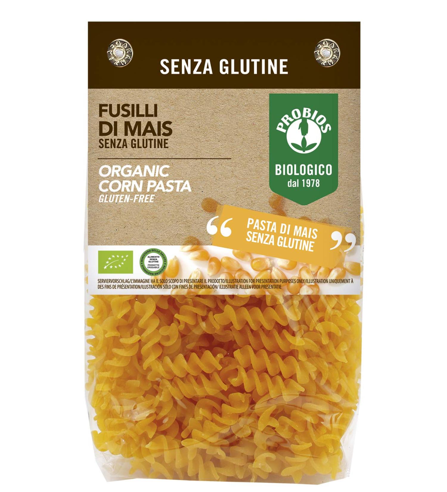 Probios PROBIOS Fusilli Pack of 8 Gluten-Free Corn Pastas 8 x 400g