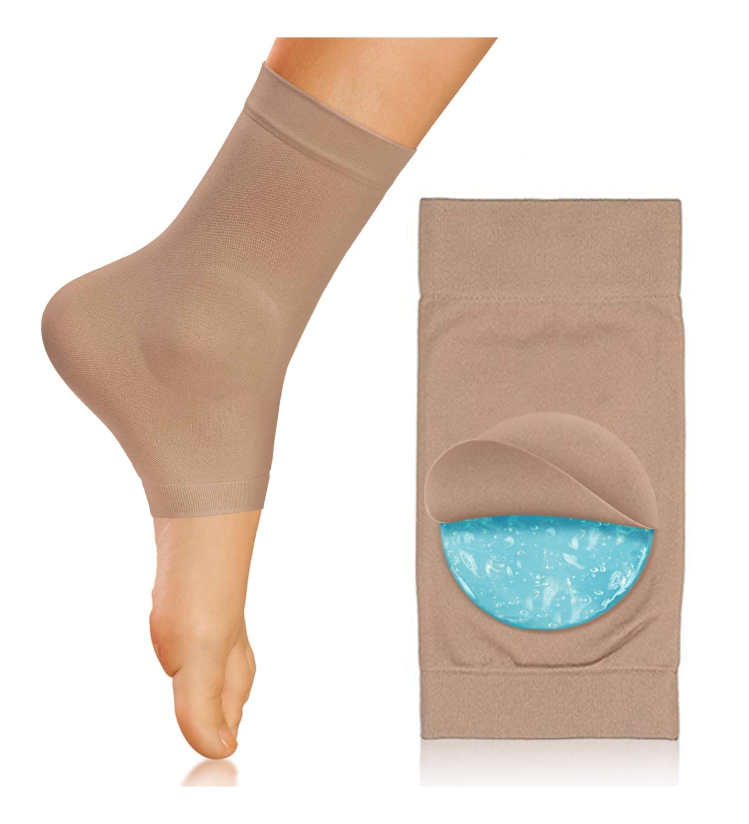 Medipaq Gel Ankle Support Socks for Women & Men - Foot and Ankle Support for Ligament Damage, Plantar Fasciitis & Achilles Tendon - Ankle Protection - Buy Online on GoSupps.com