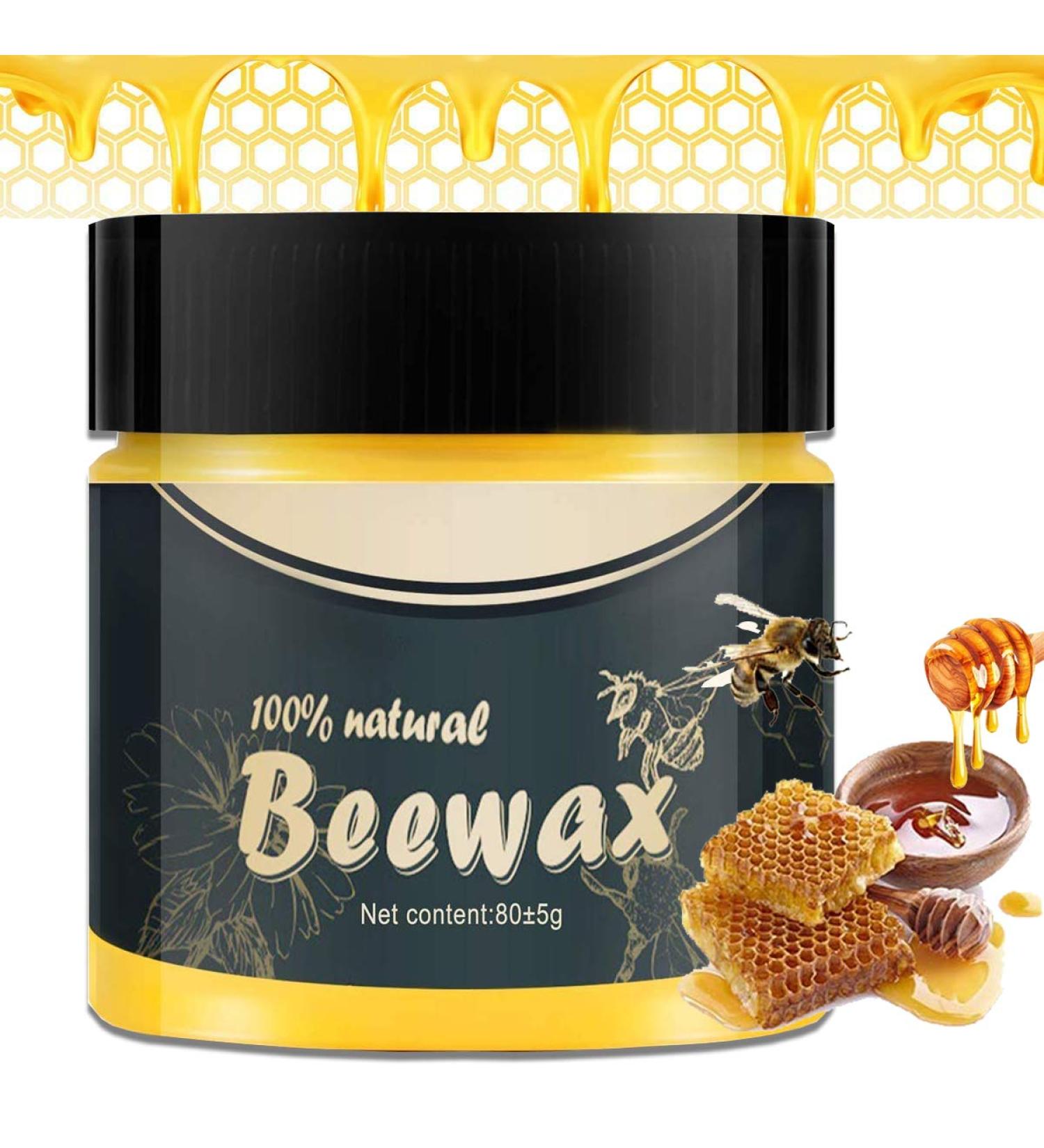 Wood Seasoning Beewax - Traditional Beeswax Polish For Wood & Furniture For Furniture/Floor/Tables/Chairs/Cabinets(1 Pack) - Buy Online on GoSupps.com