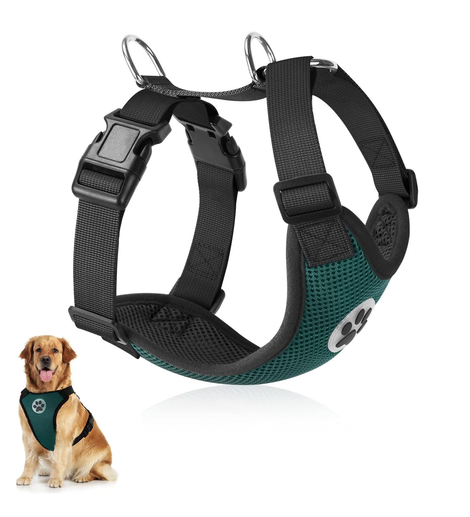 Slowton Dog Harness for Small & Medium Breeds | No Pull Safety Harness | Soft Padded & Breathable International Shipping Available - Buy Online on GoSupps.com