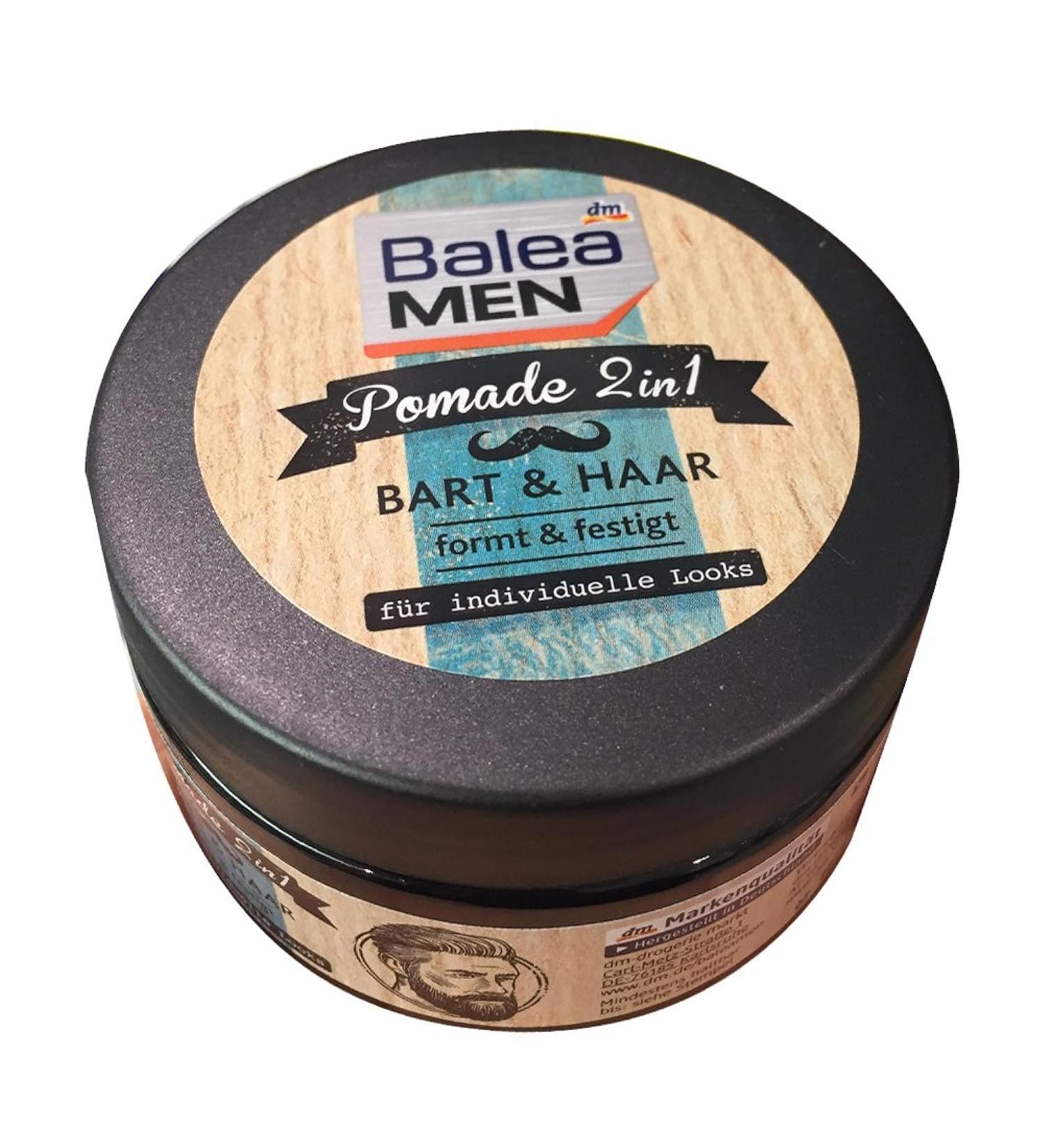 Balea MEN 2in1 Pomade for Beard & Hair - 100ml | Best Hair & Beard Care International Shipping - Buy Online on GoSupps.com
