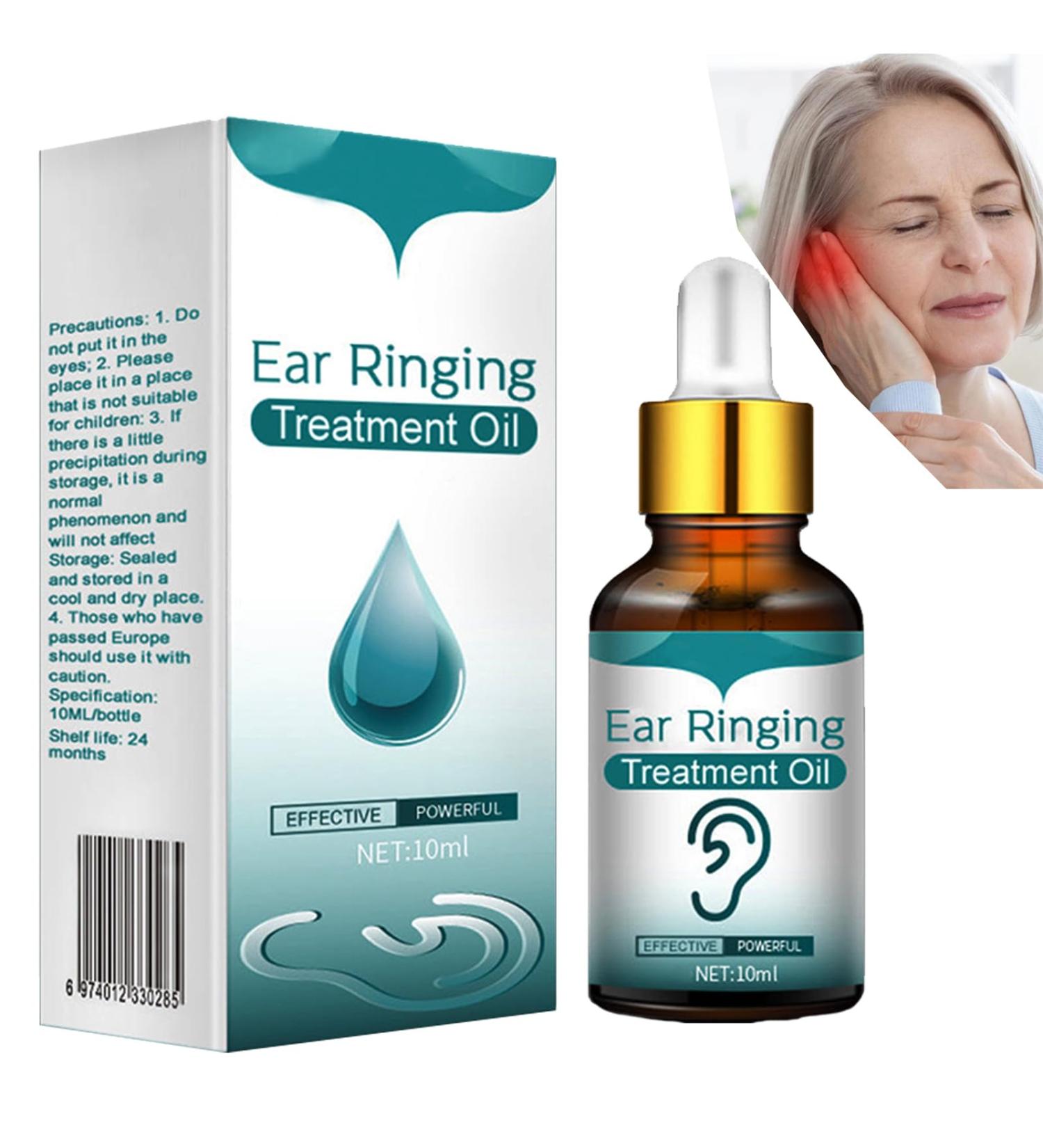 Tinnitus Relief Drops - Natural Ear Care Oil for Ear Ringing & Sound Relief - Buy Online on GoSupps.com