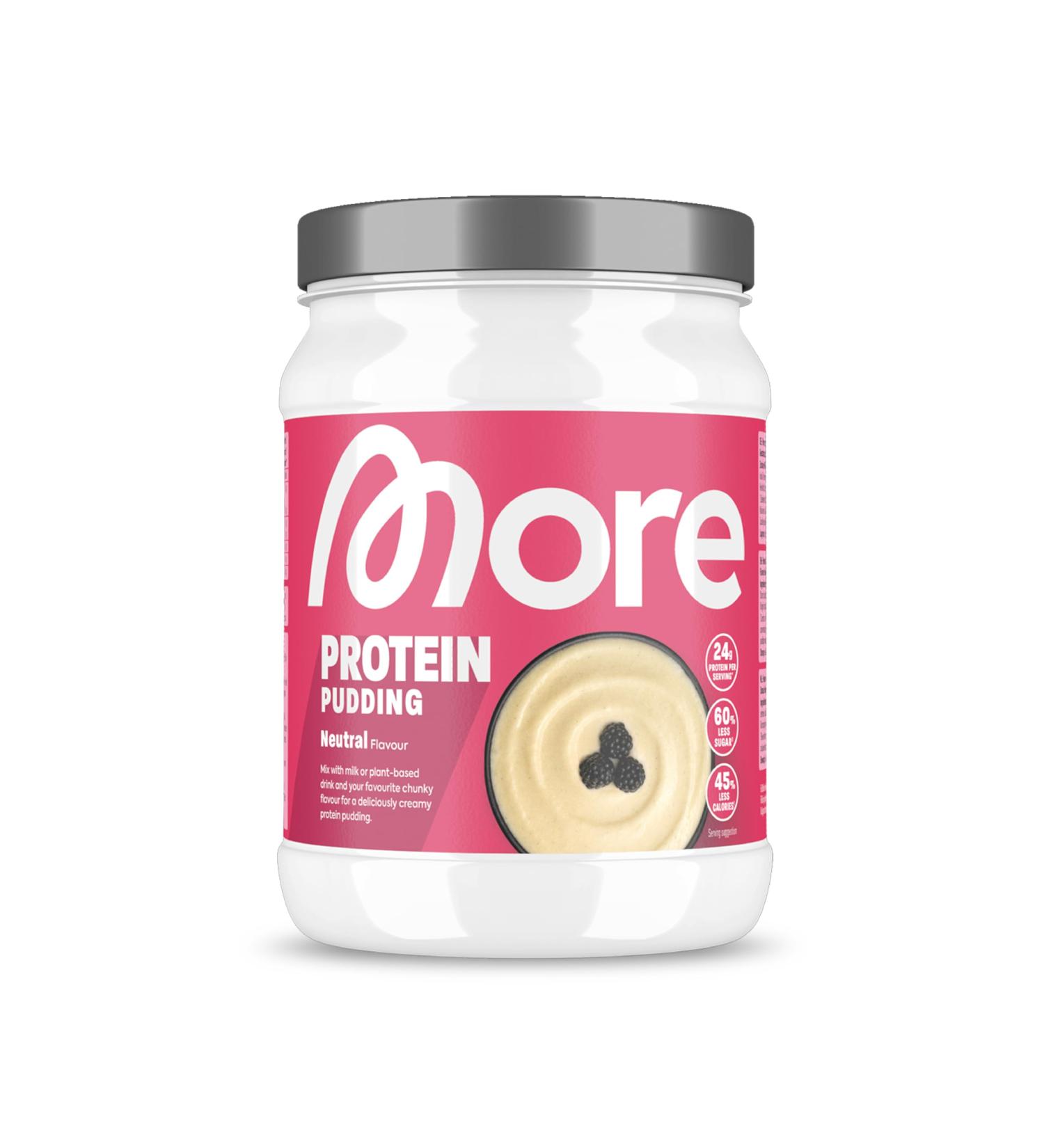 More Protein Pudding 600g - Creamy Low-Fat Low-Calorie Dessert | Made in Germany - Tested Quality - Buy Online on GoSupps.com