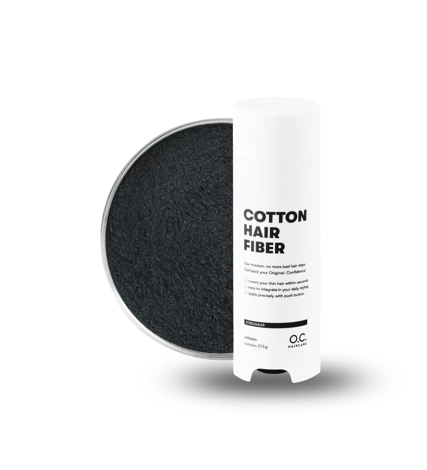 O.C. Haircare Scatter Hair for Compression - 11 Colors Salon Recommended for Crown & Bare Spots - #1 Black - Buy Online on GoSupps.com