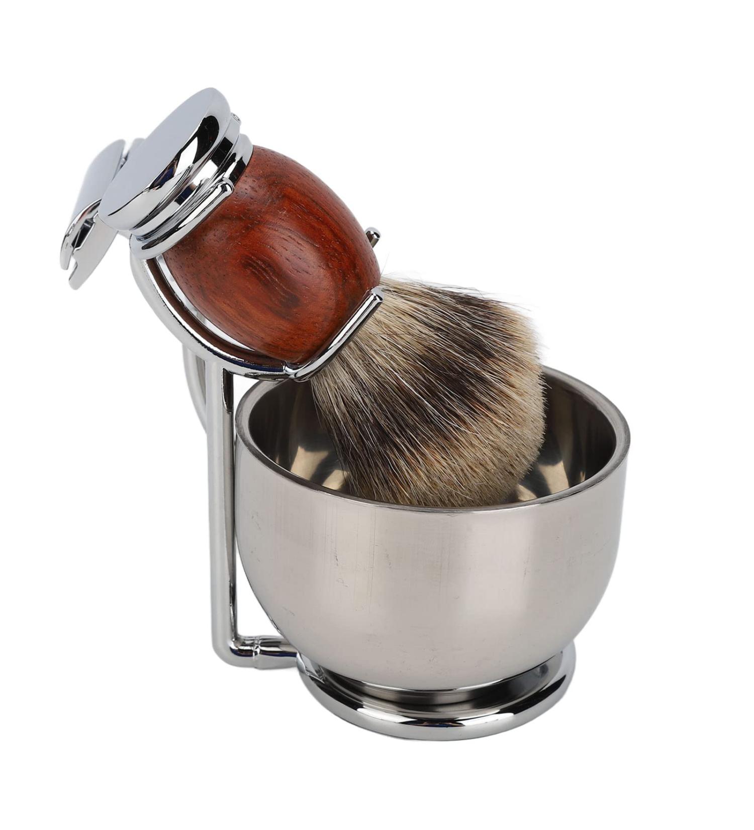 Premium Manual Shaving Trimmer Set for Men | Beard Trimmer Replacement Blades & Brush Perfect Grooming Kit for a Smooth Shave - Buy Online on GoSupps.com