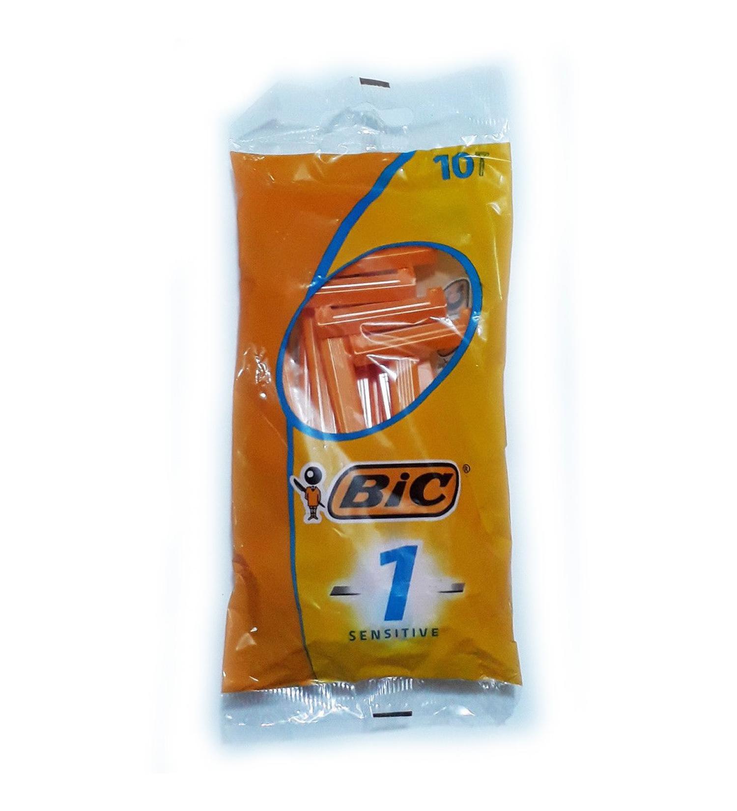 Bic 1 sensitive razor 10 pieces