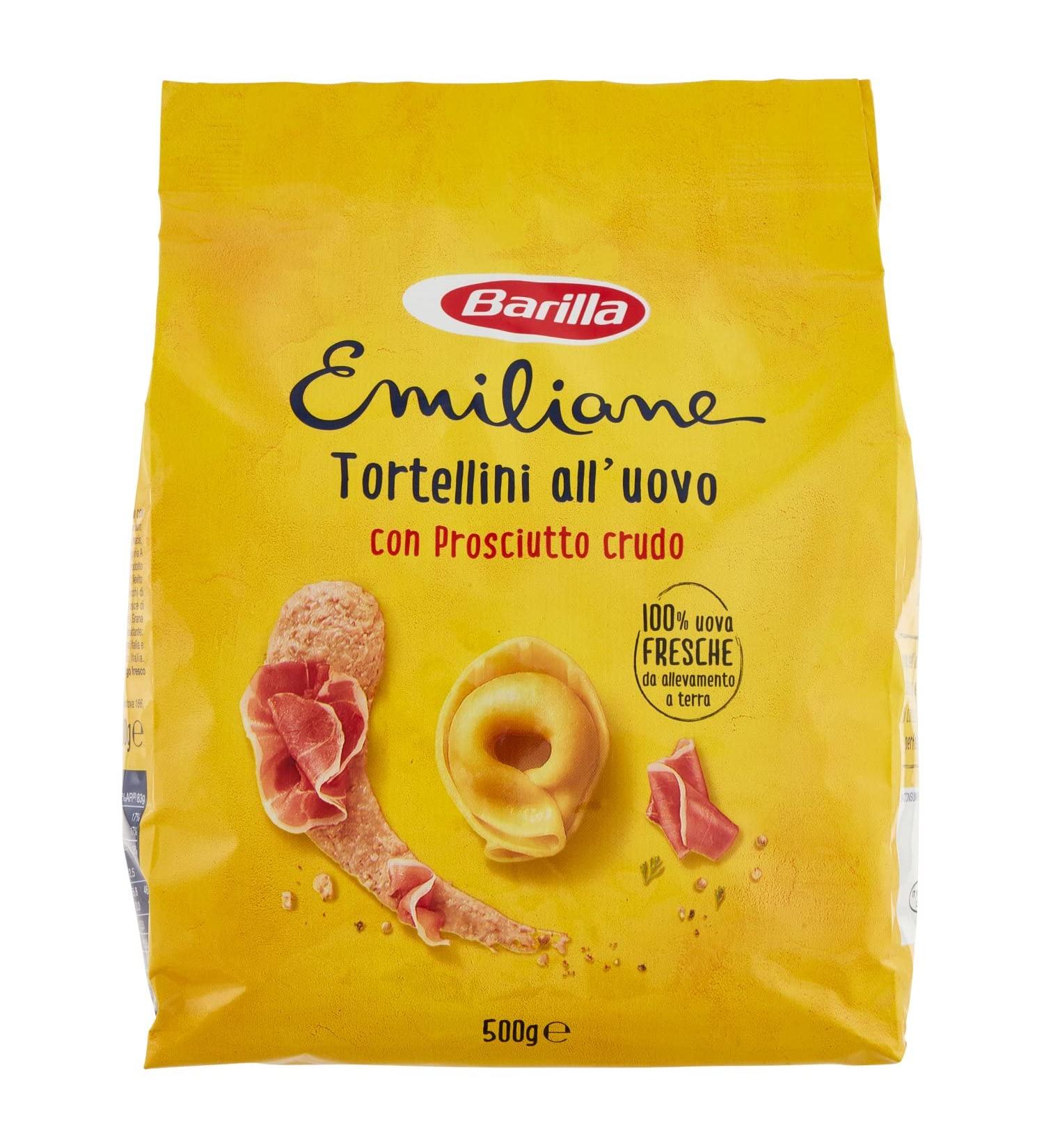 Barilla Tortellini Prosciutto Crudo Emiliane 500g - Authentic Italian Pasta - Buy Online on GoSupps.com
