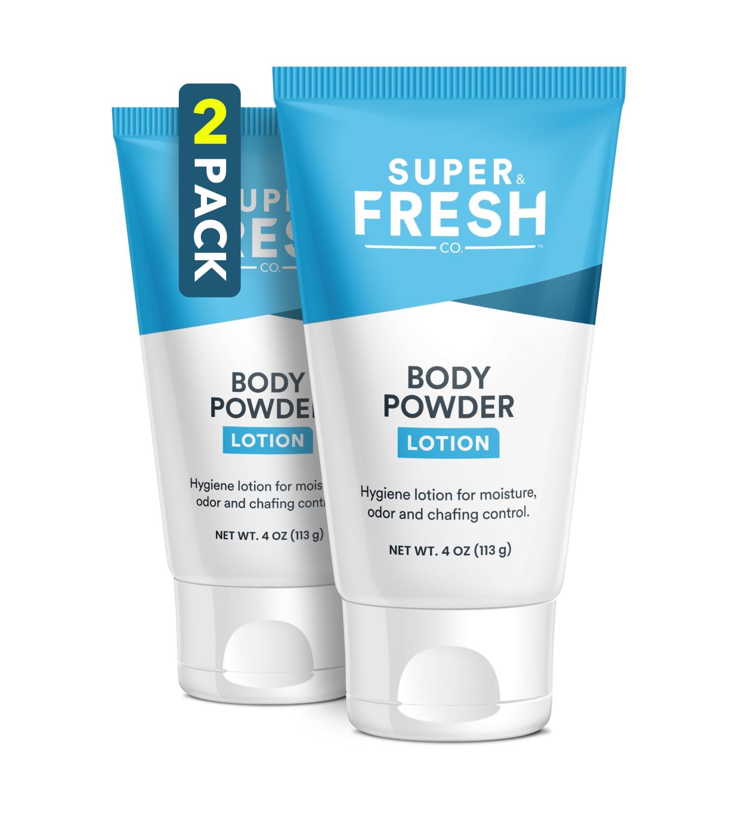 SweatBlock Poudre pour le corps Lotion Anti-r chauds Talc gratuit No Mess poudre du corps pour hommes et femmes 113 g (Lot de 2) - Buy Online on GoSupps.com