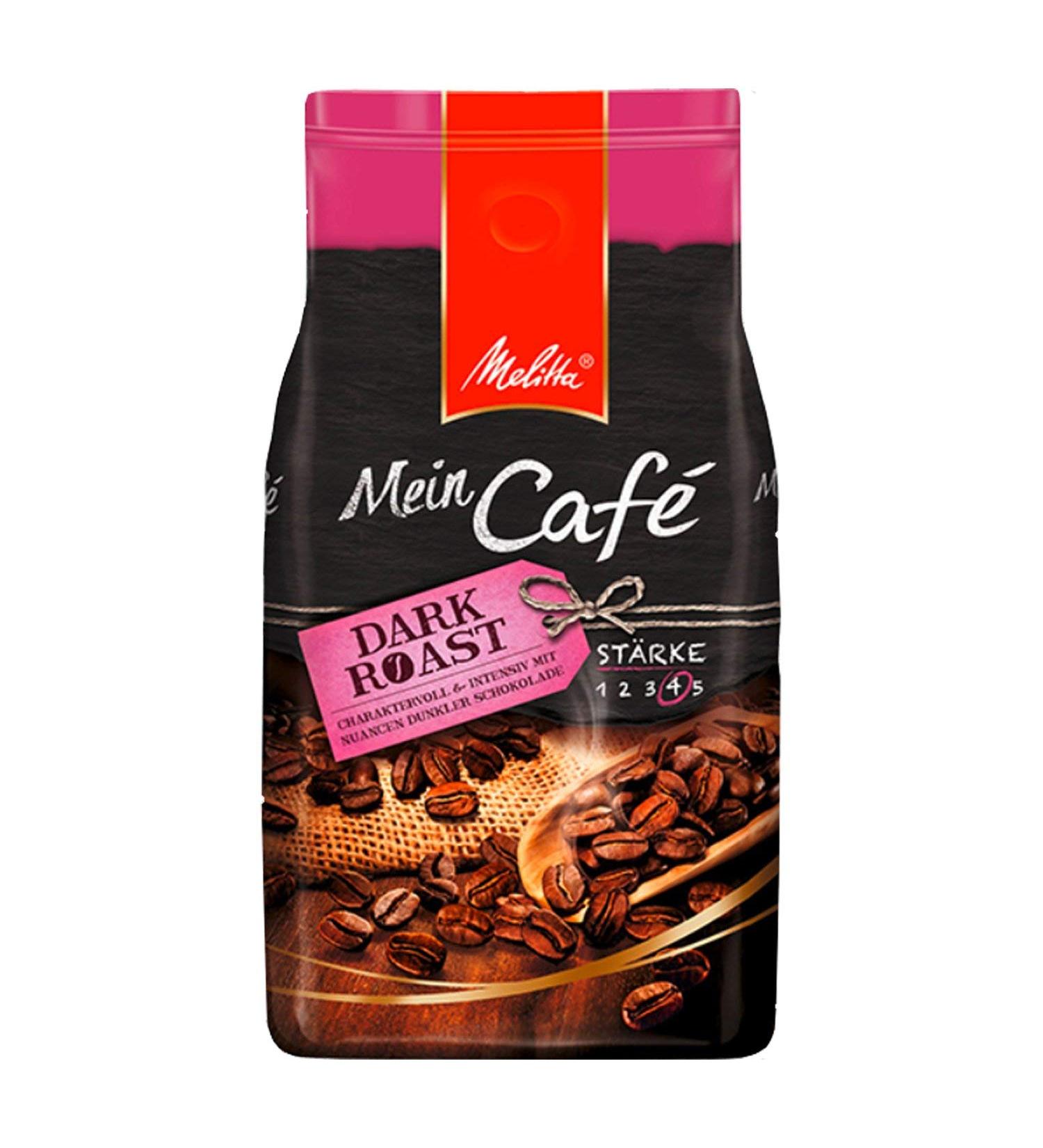 Melitta Melitta My DARK Roast Coffee Coffee Beans 4x1000g (4000g) - Coffee with a fine fruity note