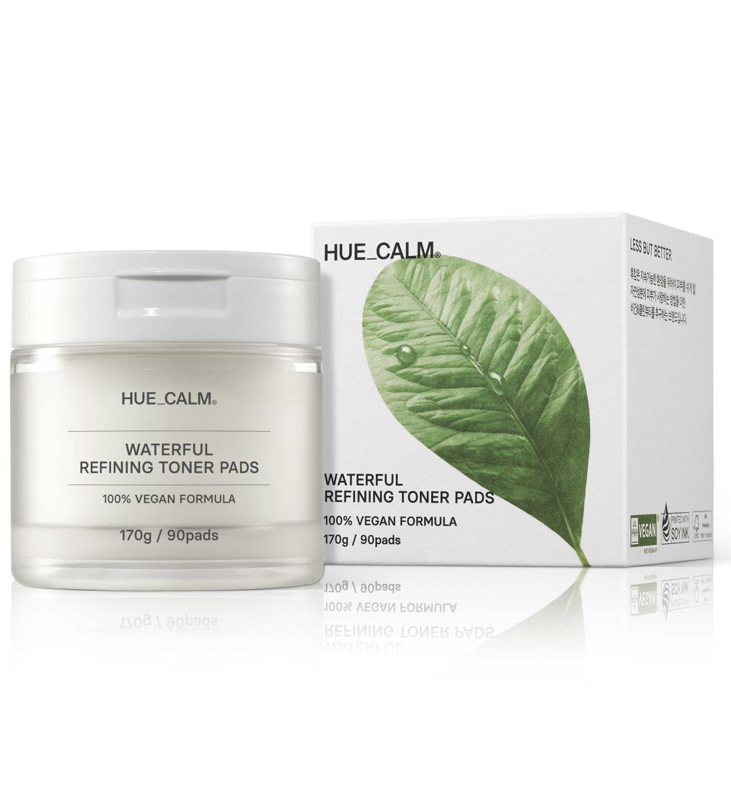 Waterful Refining Pads - Calming Vitamin C & Kombucha Essence Toner for Moisture & Skin Relief | Korean Skincare | 90 Vegan Pads - Buy Online on GoSupps.com