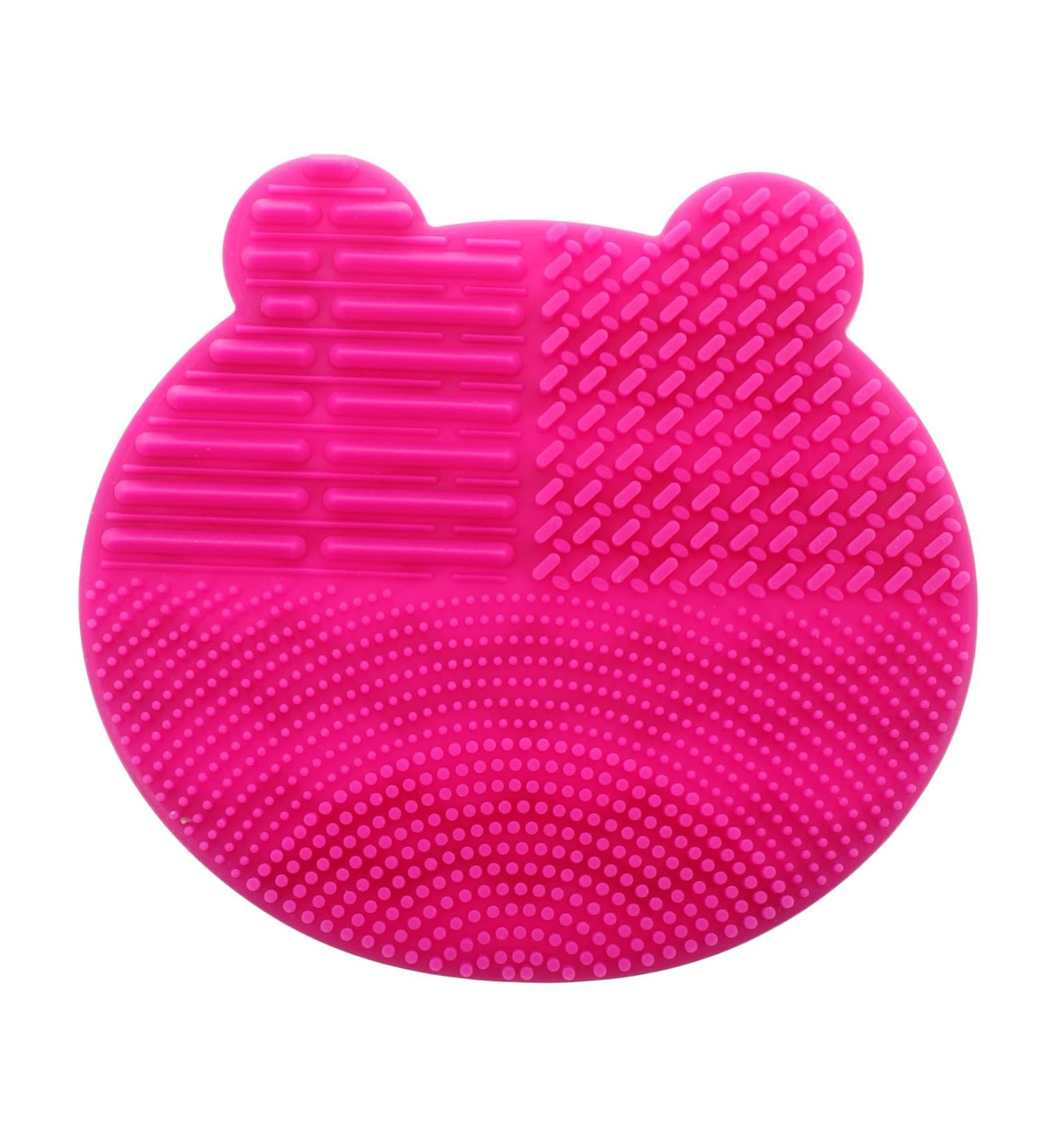 MAGICLULU 2 1 Makeup Brush Holder Makeup Brush Pad Mat Makeup Brush Cleaning Tool Brush Pad Rack Face Cleaning Pad Makeup Cleaner Mat Silicone Tools Portable Silica Gel Drying Rack 11x10cm Rosy - Buy Online on GoSupps.com