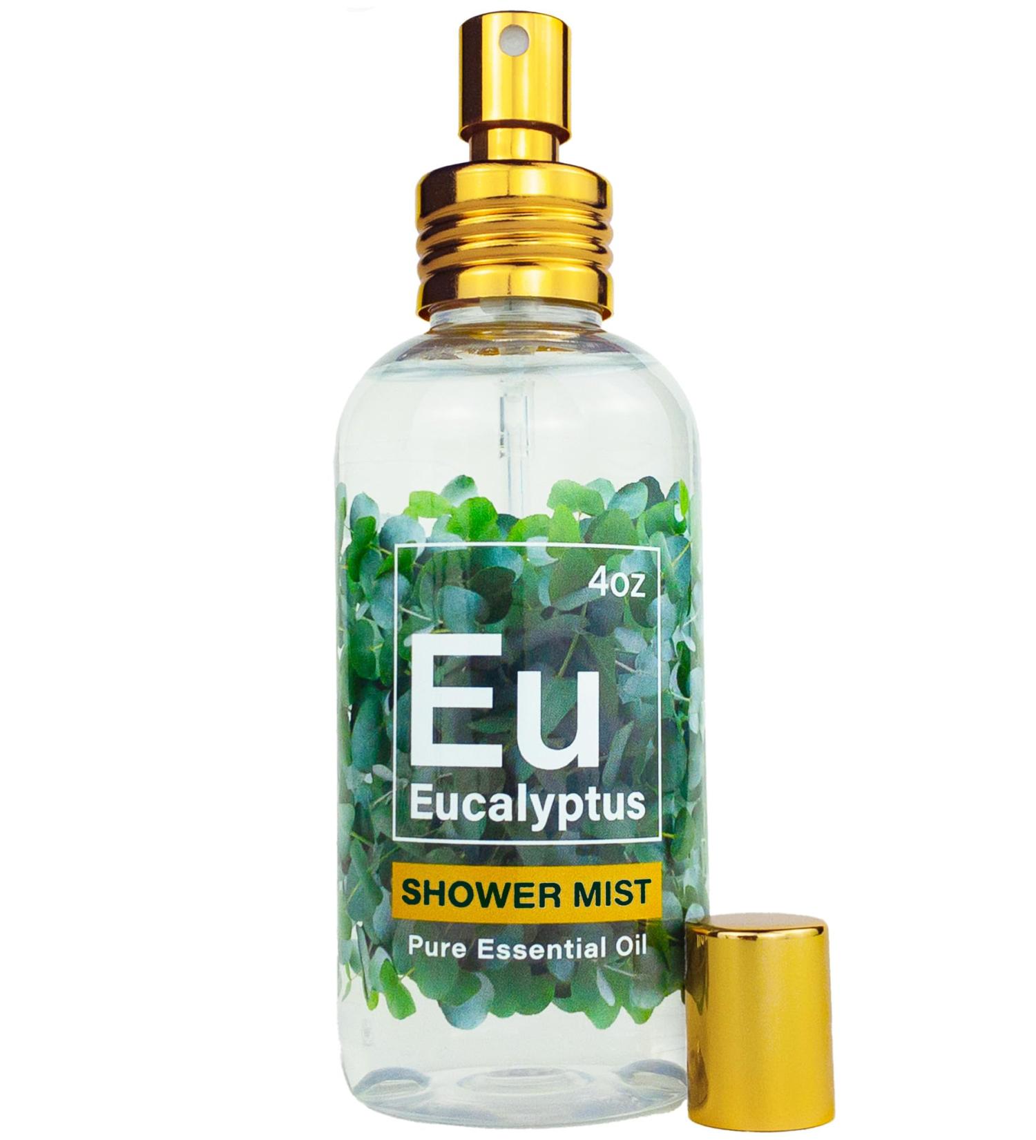 Eucalyptus Shower Spray - Spa-Grade Aromatherapy Shower Mist 100% Pure Eucalyptus Spray - Essential Oil Steamer Made in USA (4 oz) 4 Fl Oz (Pack of 1) - Buy Online on GoSupps.com
