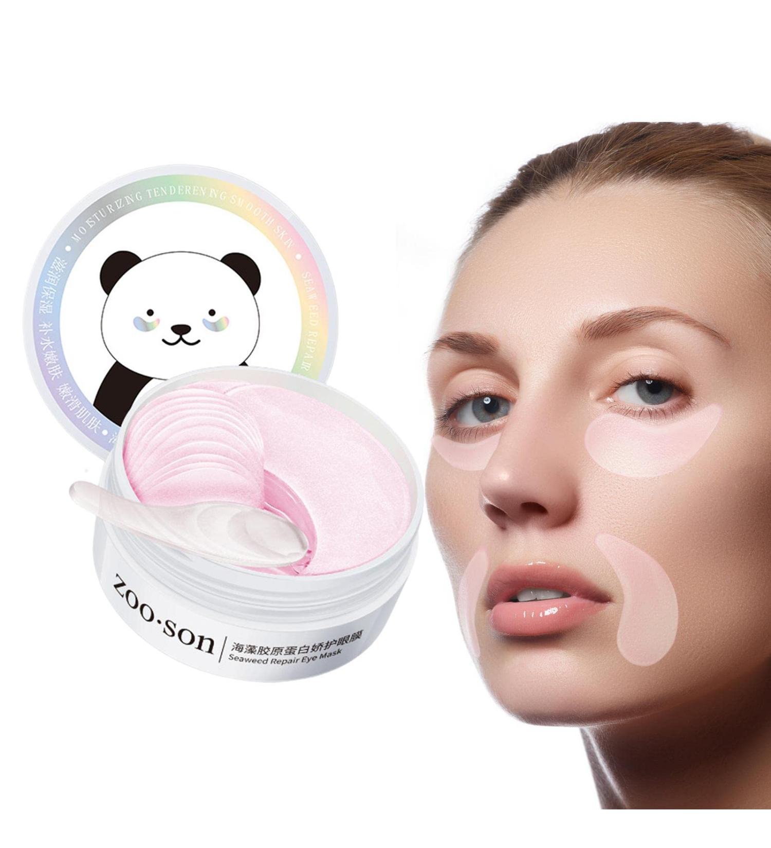Rben 60 Pieces Under Eye Gel Treatment Pads - Natural Care for Dark Circles & Swelling | Refreshing Eye Care Stickers - Buy Online on GoSupps.com