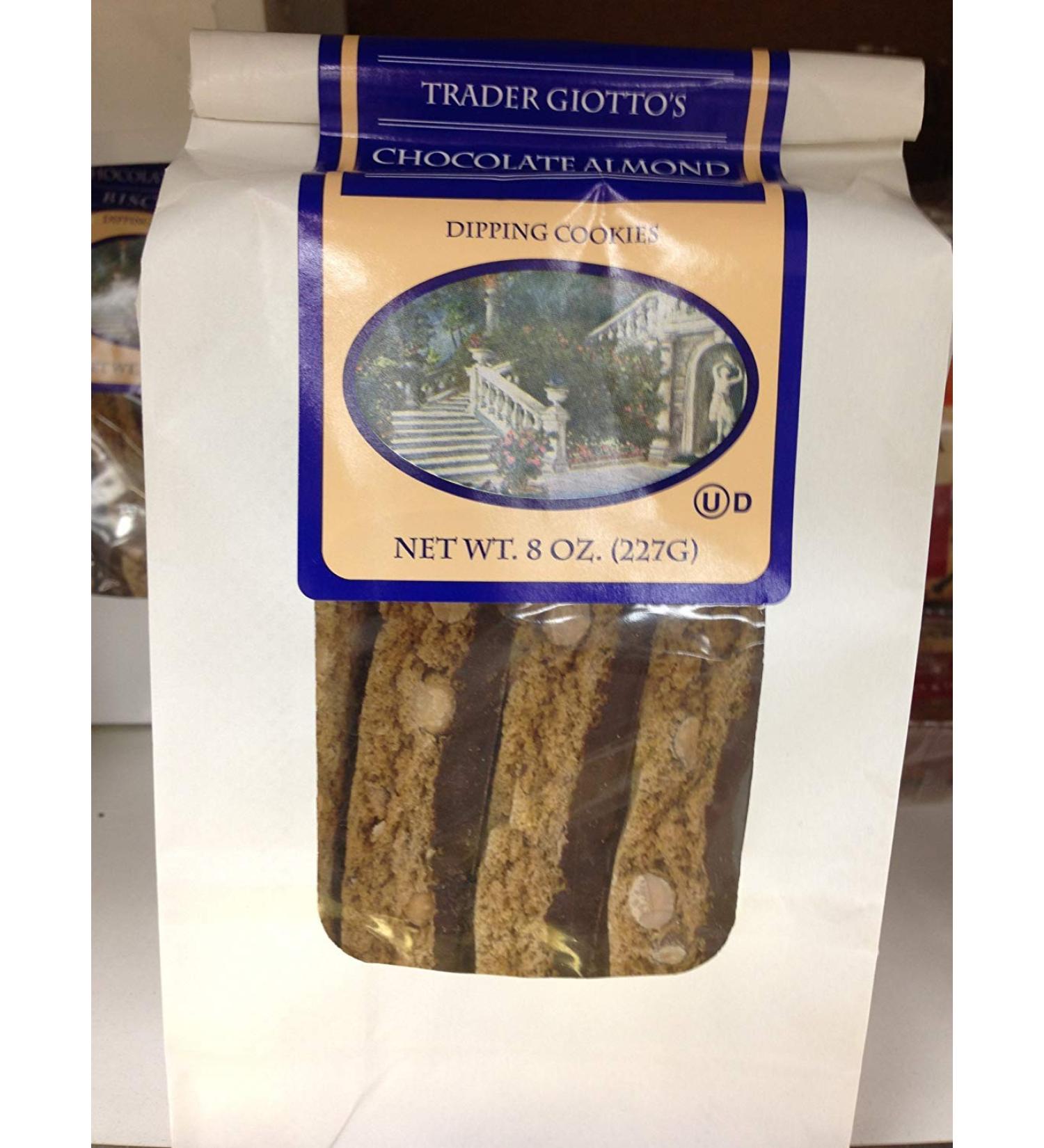 Trader Giotto's Chocolate Almond Dipping Cookies