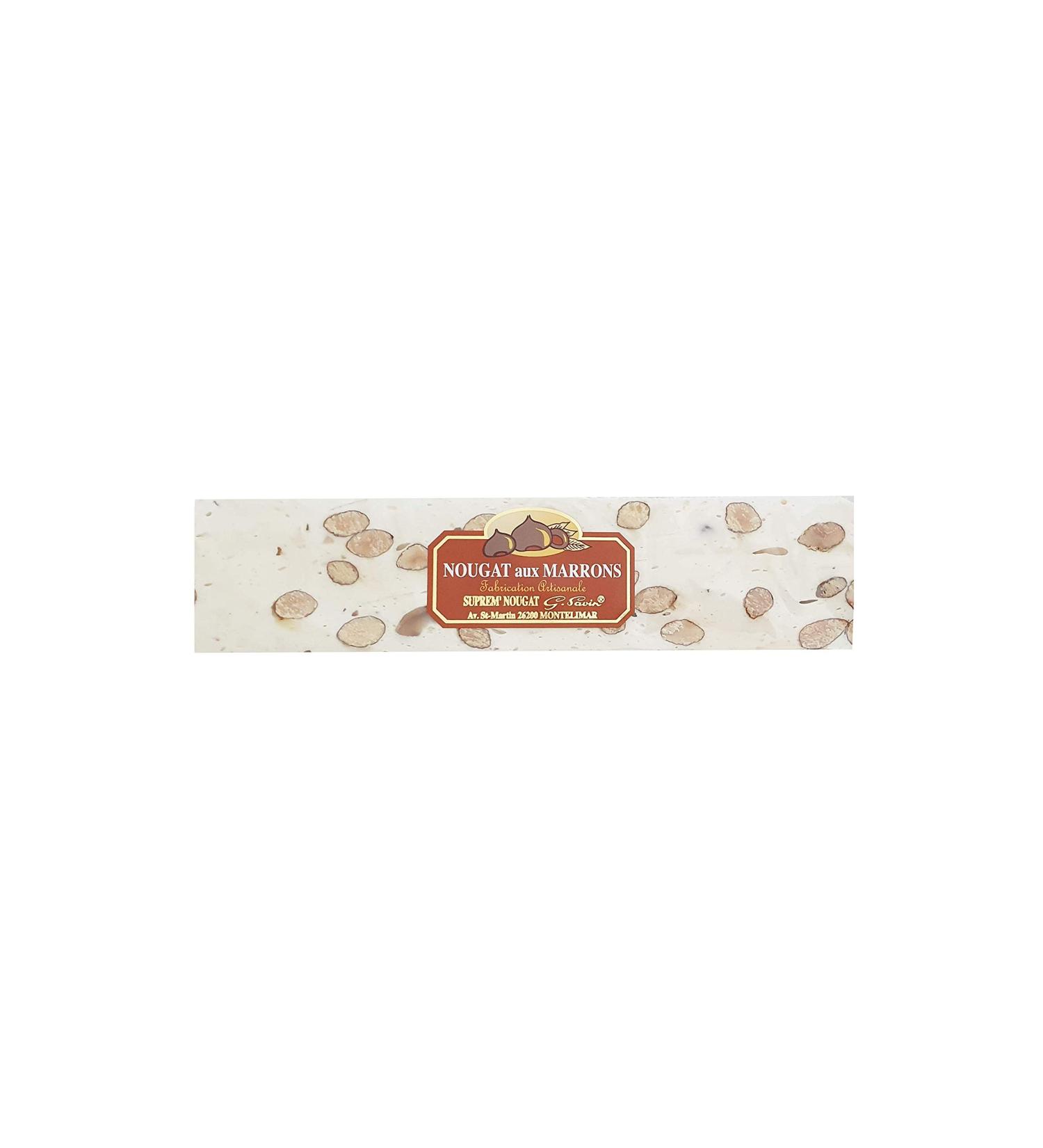 PRODUCT OF PROVENCE - SOFT NOUGAT WITH ALMONDS AND CHESTNUTS - ARTISANAL PRODUCTION - MONTELIMAR SPECIALTY