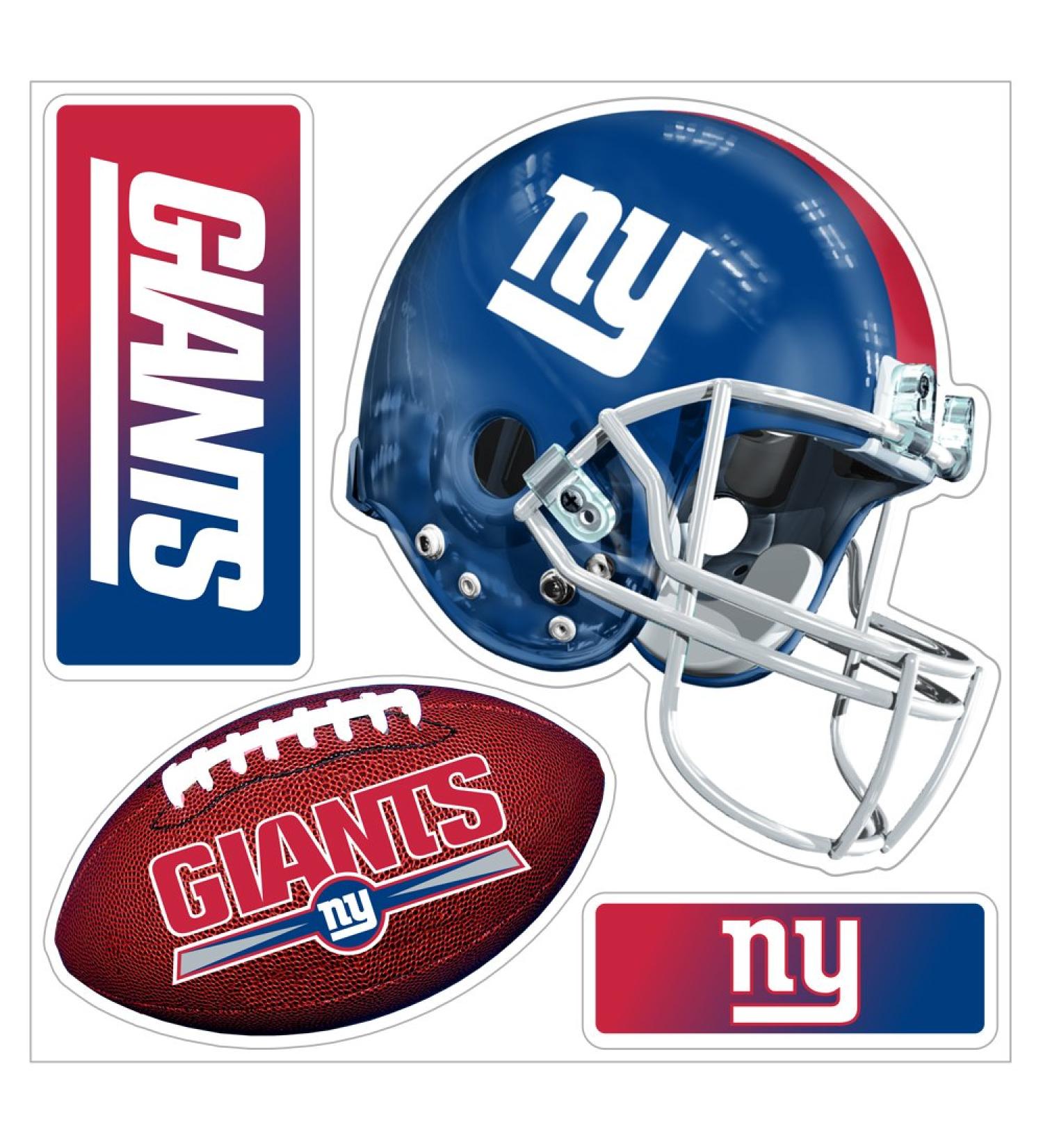 NFL New York Giants "4-Piece" 3D Multi-Magnets