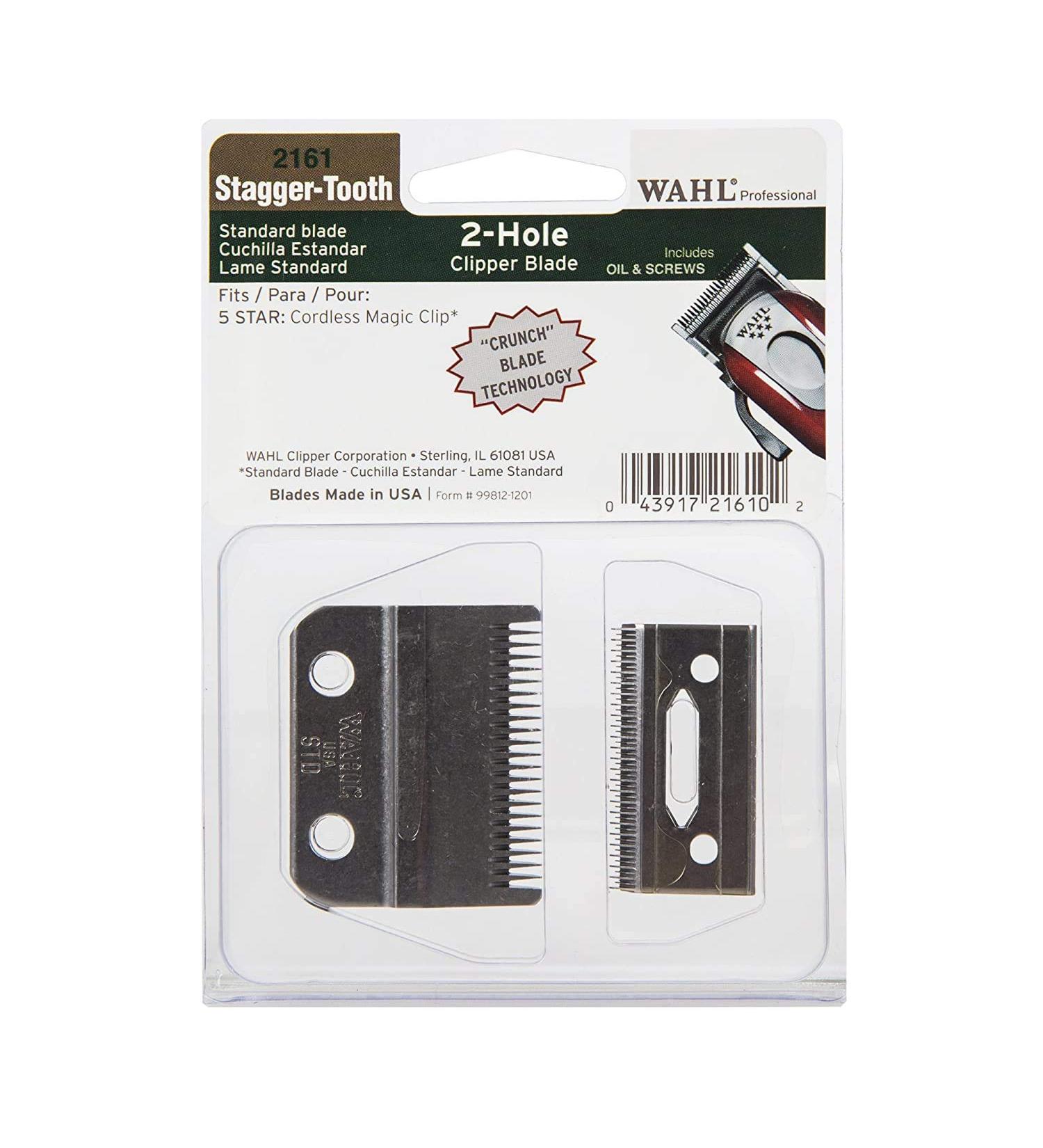 Wahl Professional 2-Hole Standard Clipper Blade #52164 - Fits 5 Star Senior and 5 Star Magic Clip 1 lb. - Buy Online on GoSupps.com