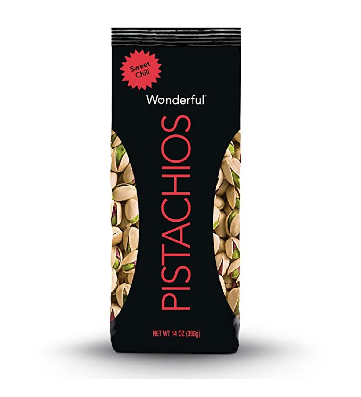 Wonderful Pistachios Sweet Chili Flavor - 14oz Bag | Delicious & Nutritious Snack - Buy Online on GoSupps.com