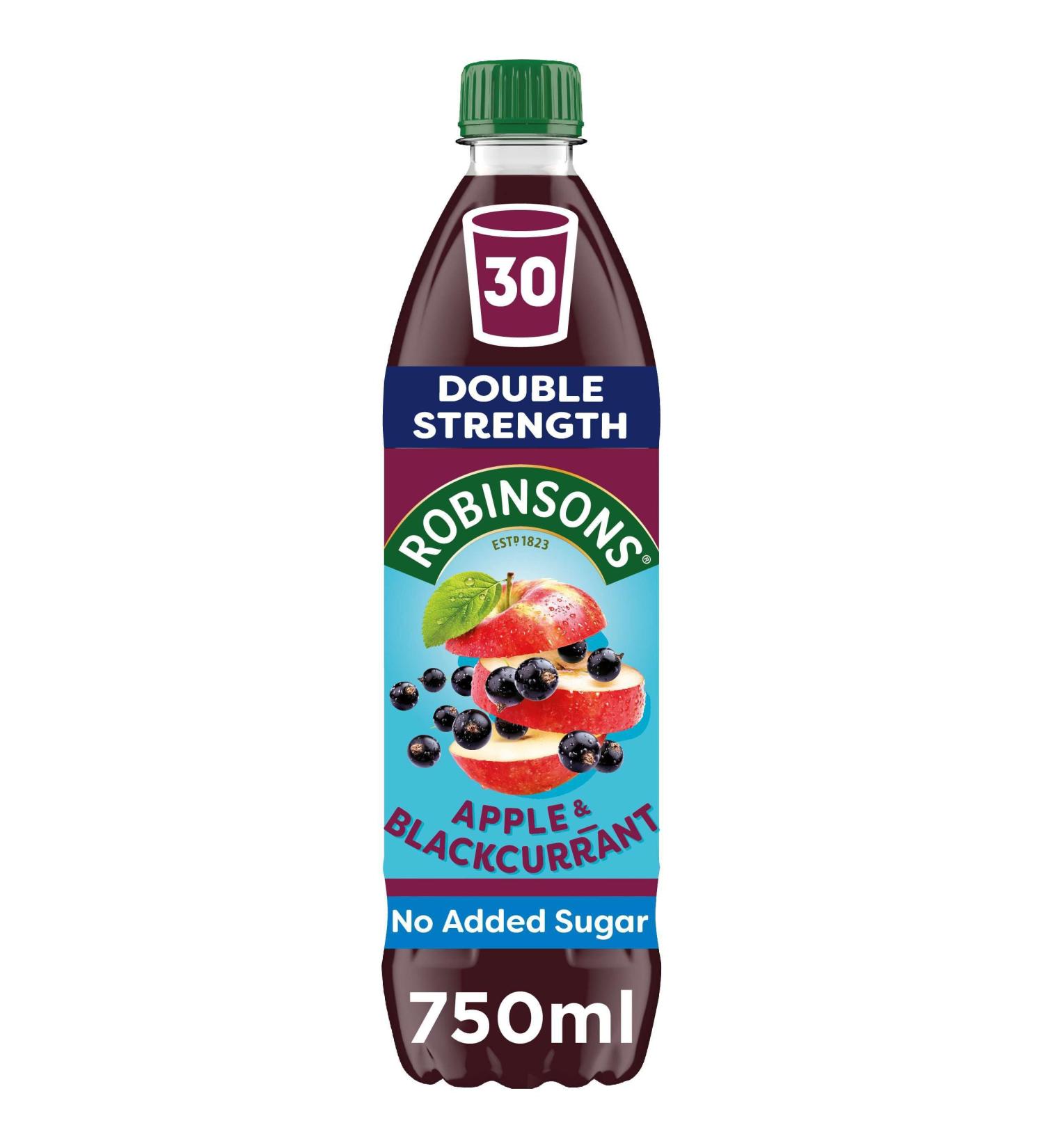 Robinsons Apple & Blackcurrant 750ml - Refreshing Fruit Drink - Buy Online on GoSupps.com